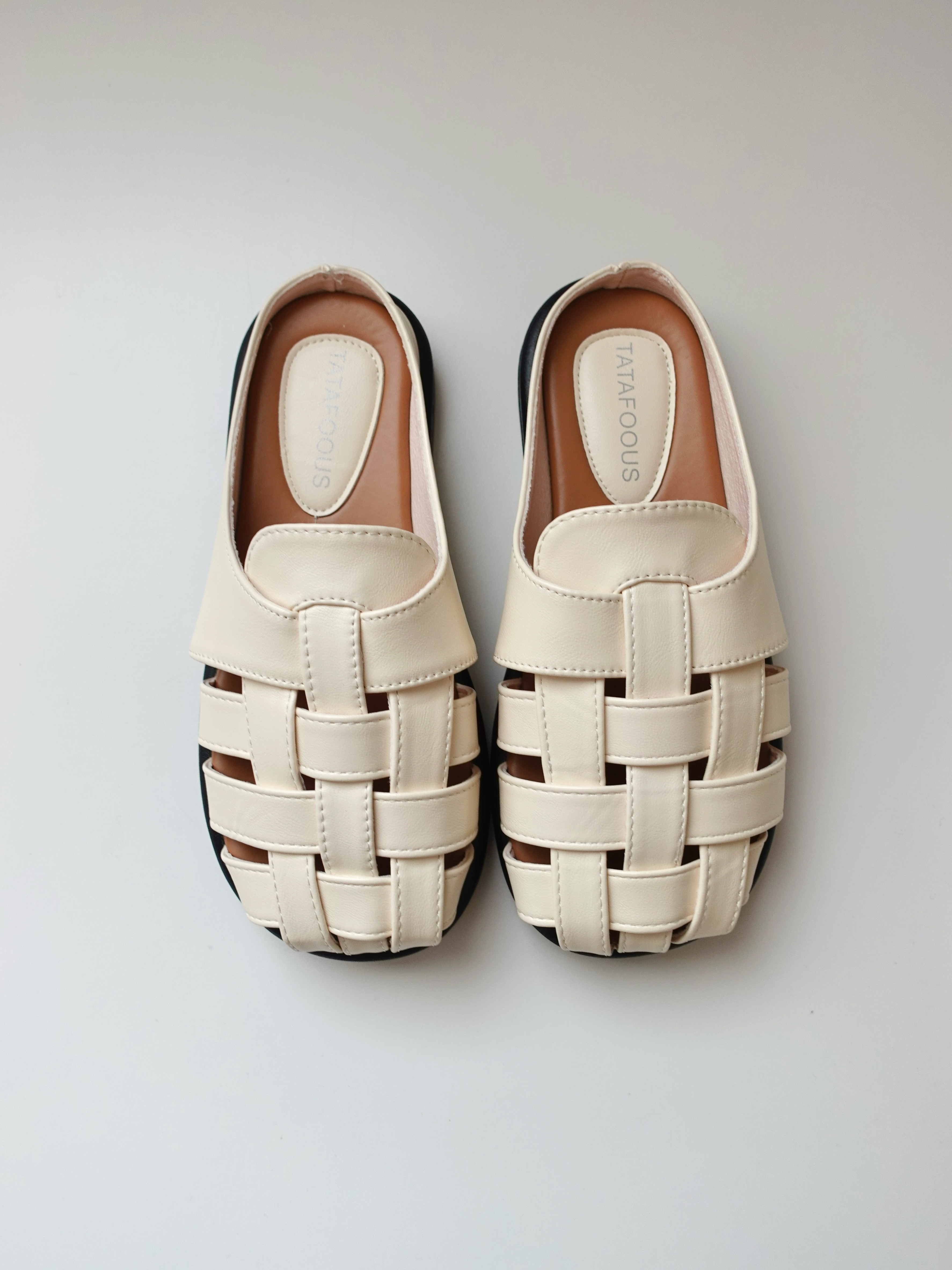 Shannen Woven Sandals Beige- SH080BEI