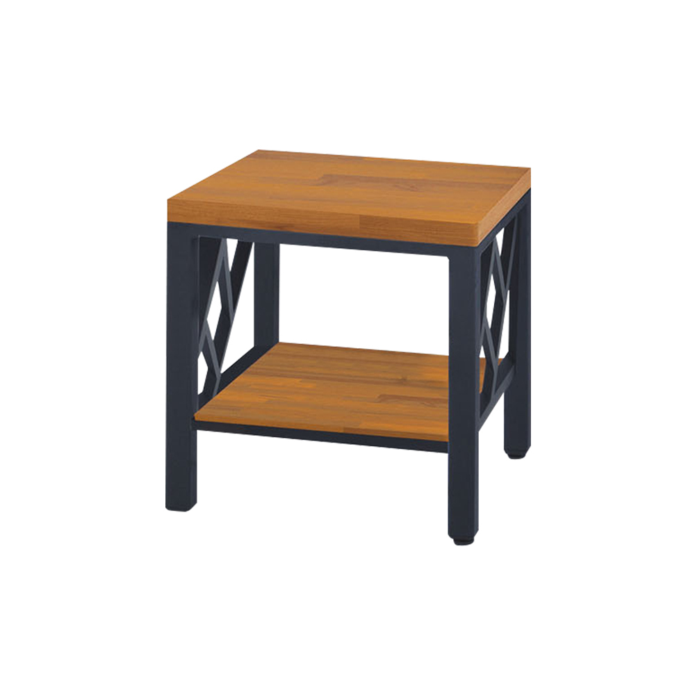 約斯2尺工業風小茶几/開放式收納小茶几