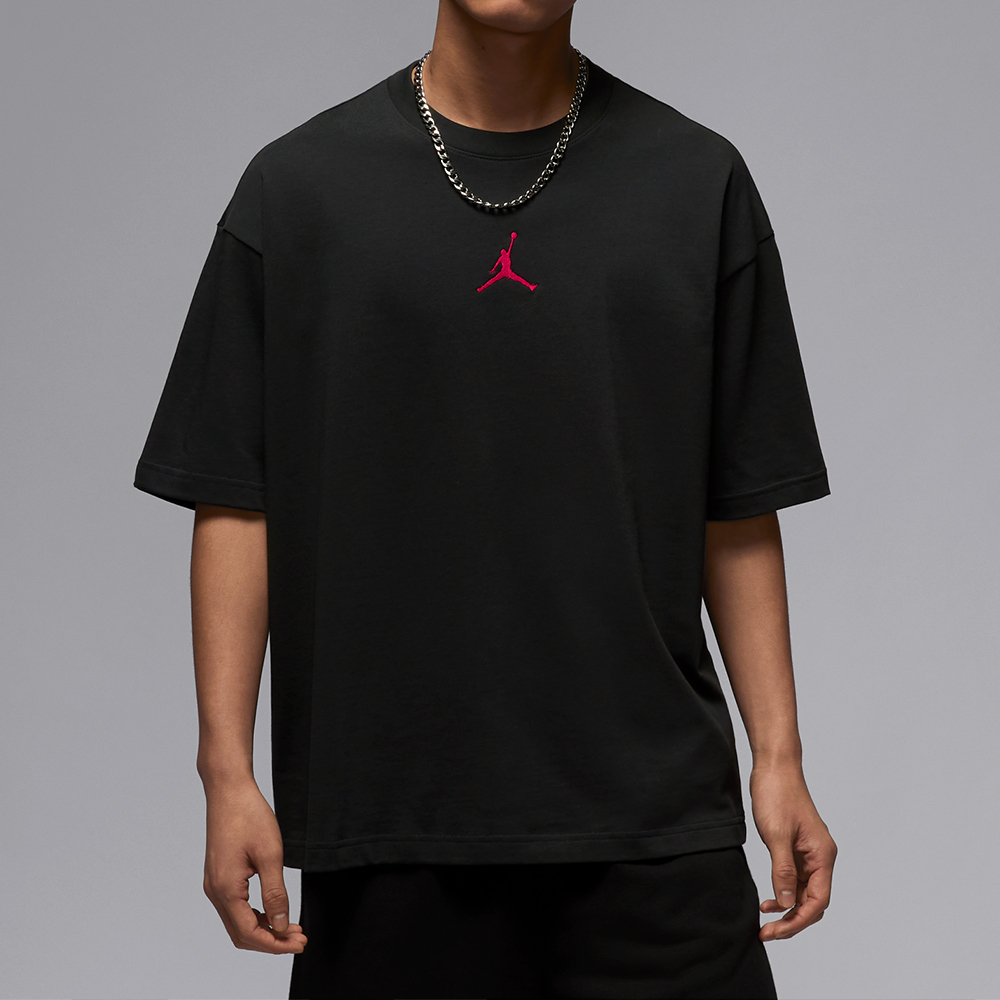 Nike J  SS OS Tee GCEL 男款 黑色 寬鬆 喬丹 上衣 圓領 運動 休閒 短袖 IH0833-045