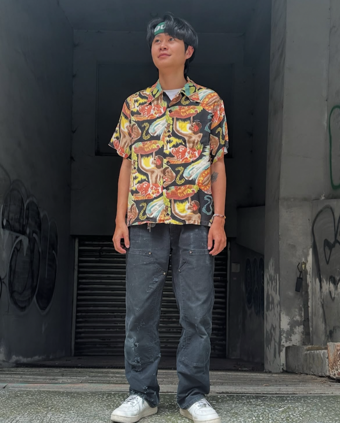 WAIKIKI SPORT(By SUN SURF)Rayon Hawaiian Shirt