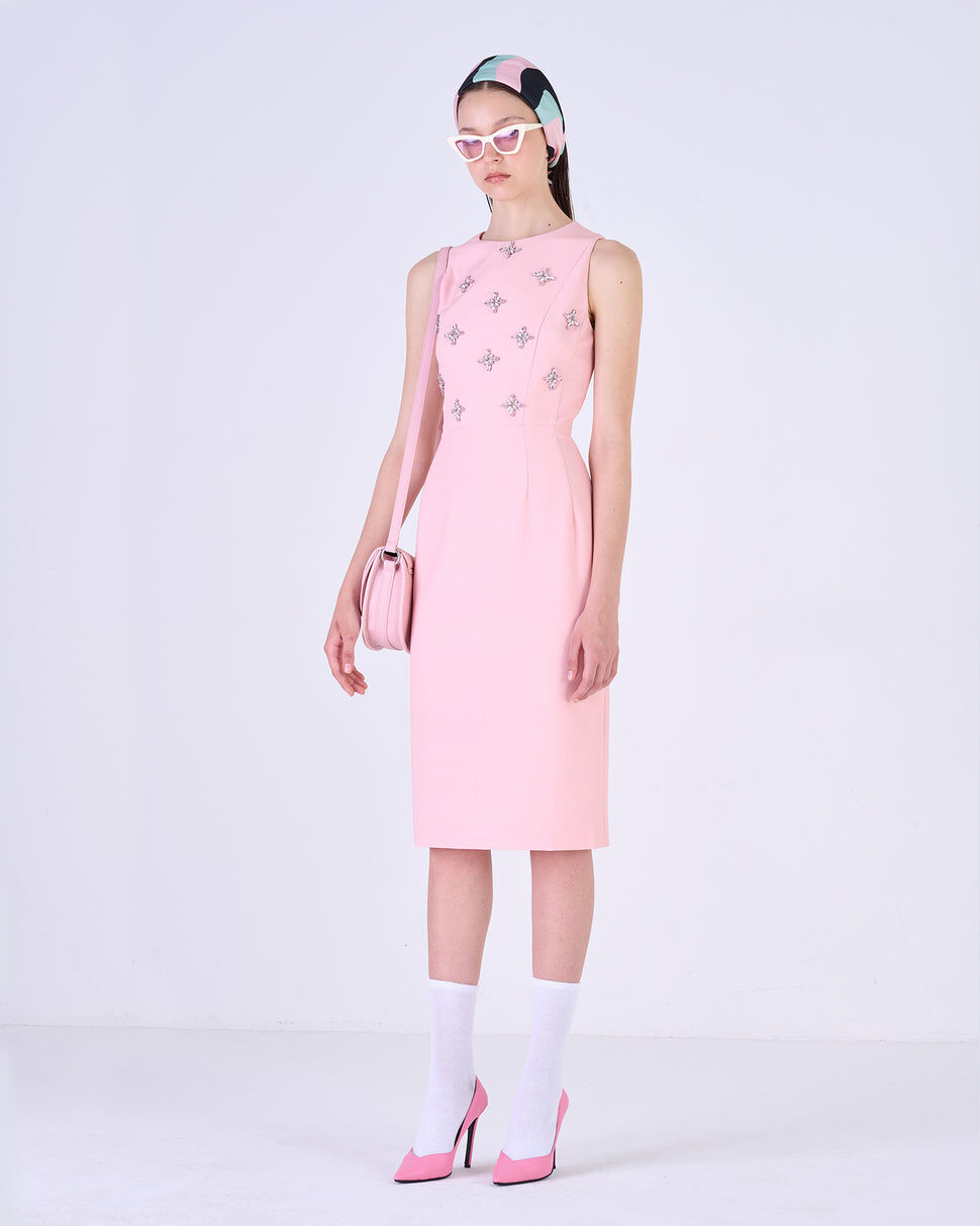 【Silvian Heach】甜美鑽式無袖洋裝