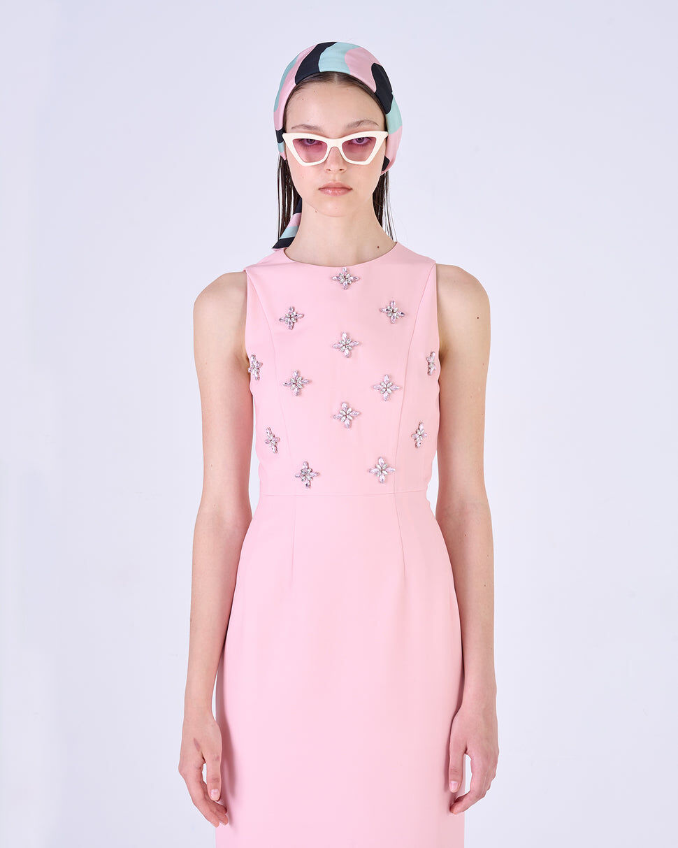 【Silvian Heach】甜美鑽式無袖洋裝