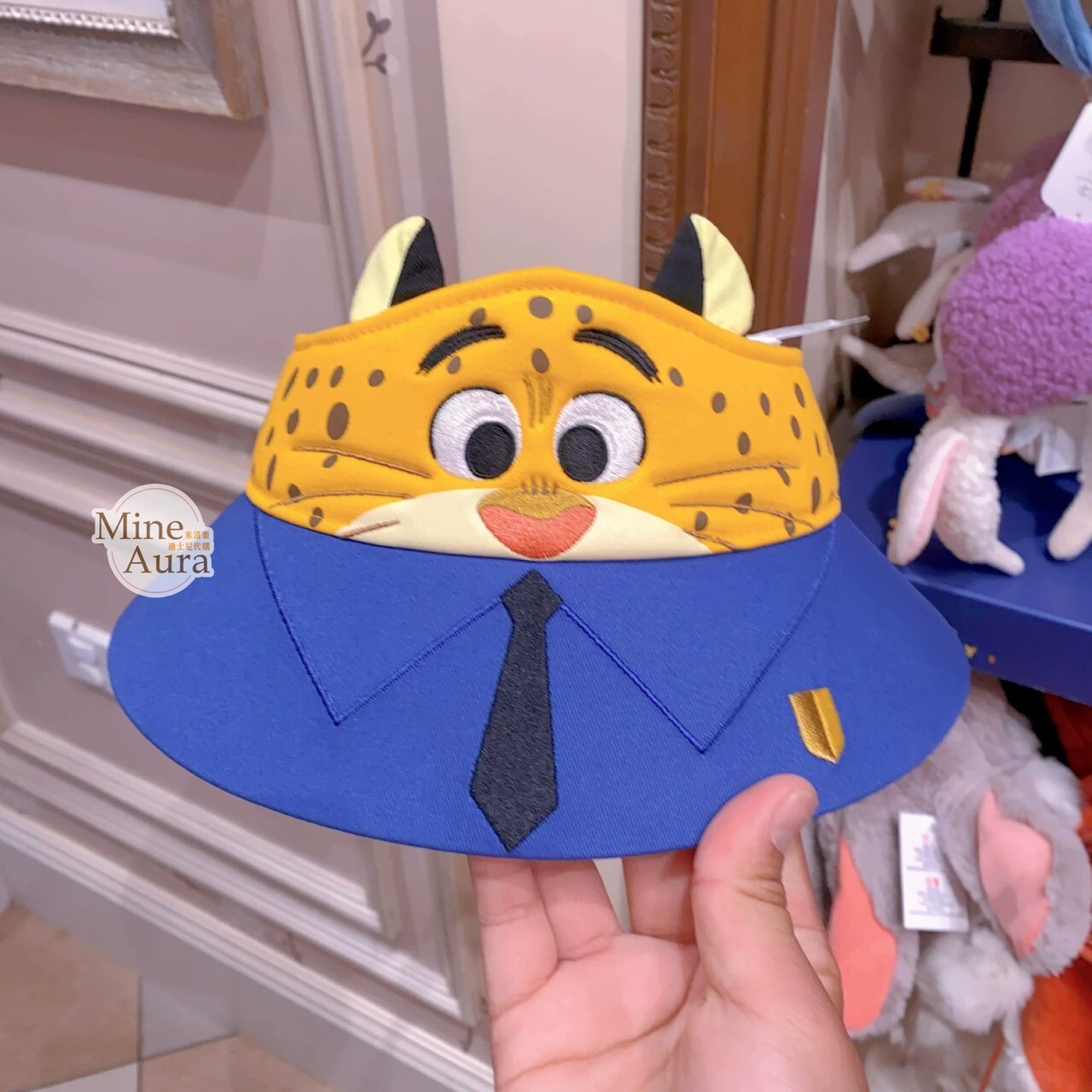 洪金豹 Benjamin Clawhauser 大頭 造型 遮陽帽 帽子 動物方城市 Zootopia -上海迪士尼樂園