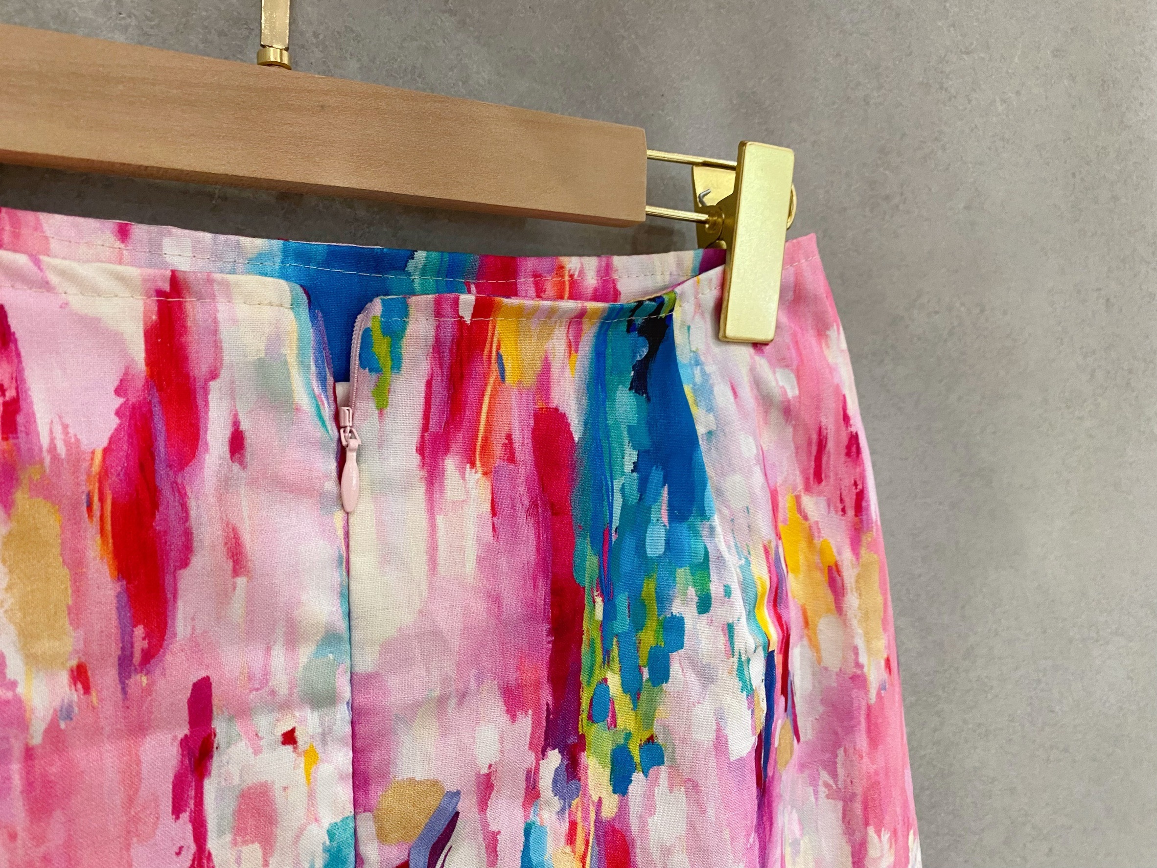 粉波瀾 媽咪蝴蝶結連褲短裙(S)