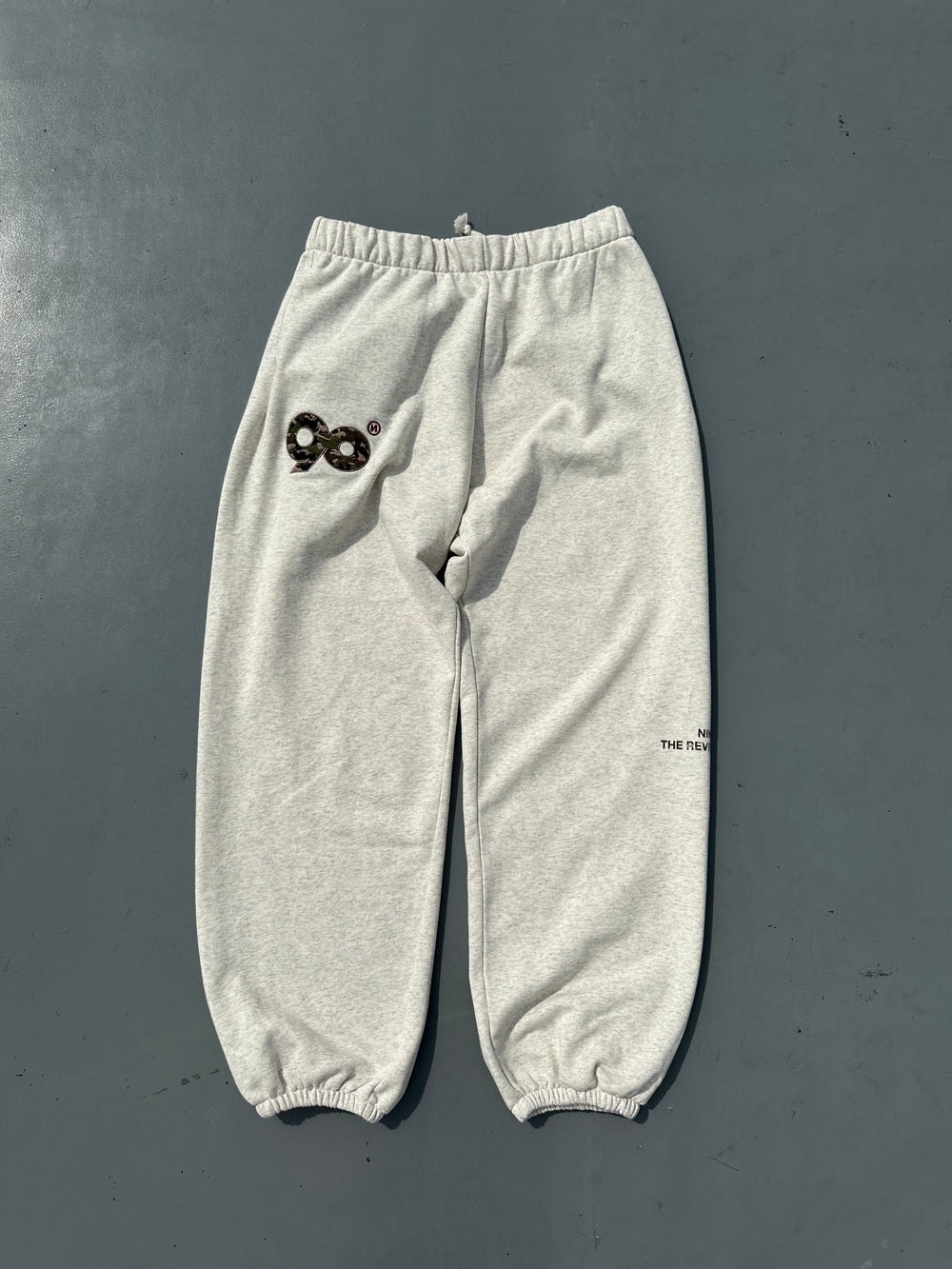 2025SS 9090 Logo Light Sweat Pants 刺繡 字體 棉褲 長褲 現貨 NN1960