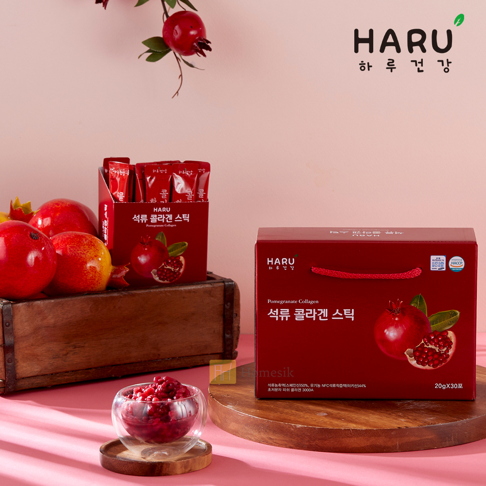 韓國超低分子膠原蛋白紅石榴啫喱棒 禮盒裝 20g x 30包裝