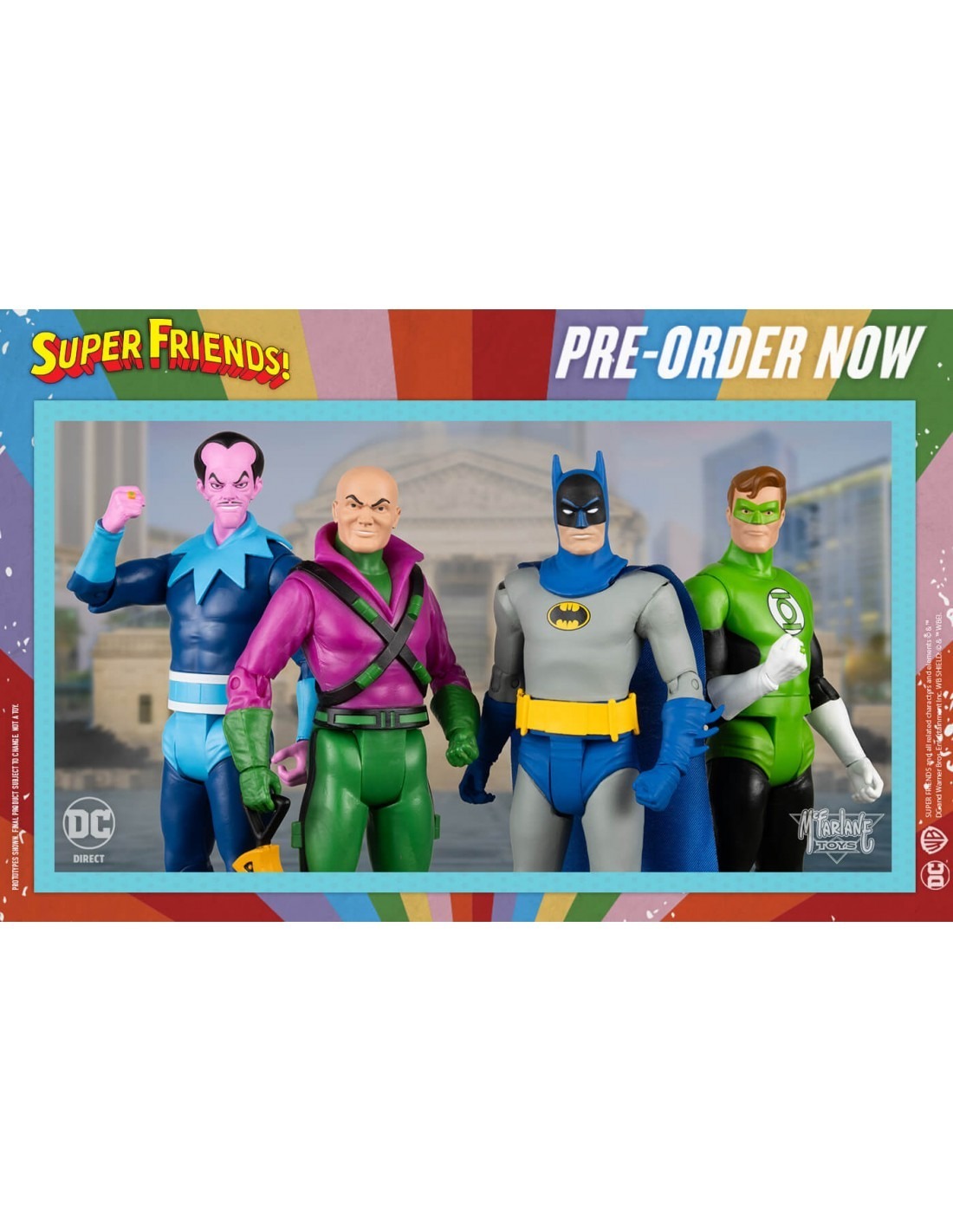 DC RETRO 6吋  SUPER FRIENDS WV12 6入一箱 (15978 15986 15987 15988 15989 )