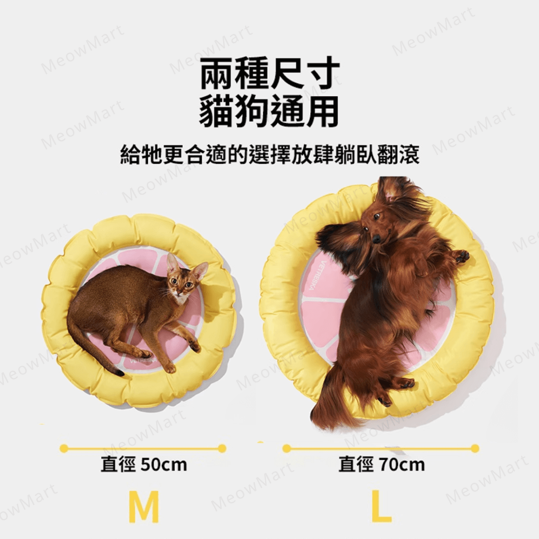 Vetreska 夏日水果降溫冰墊