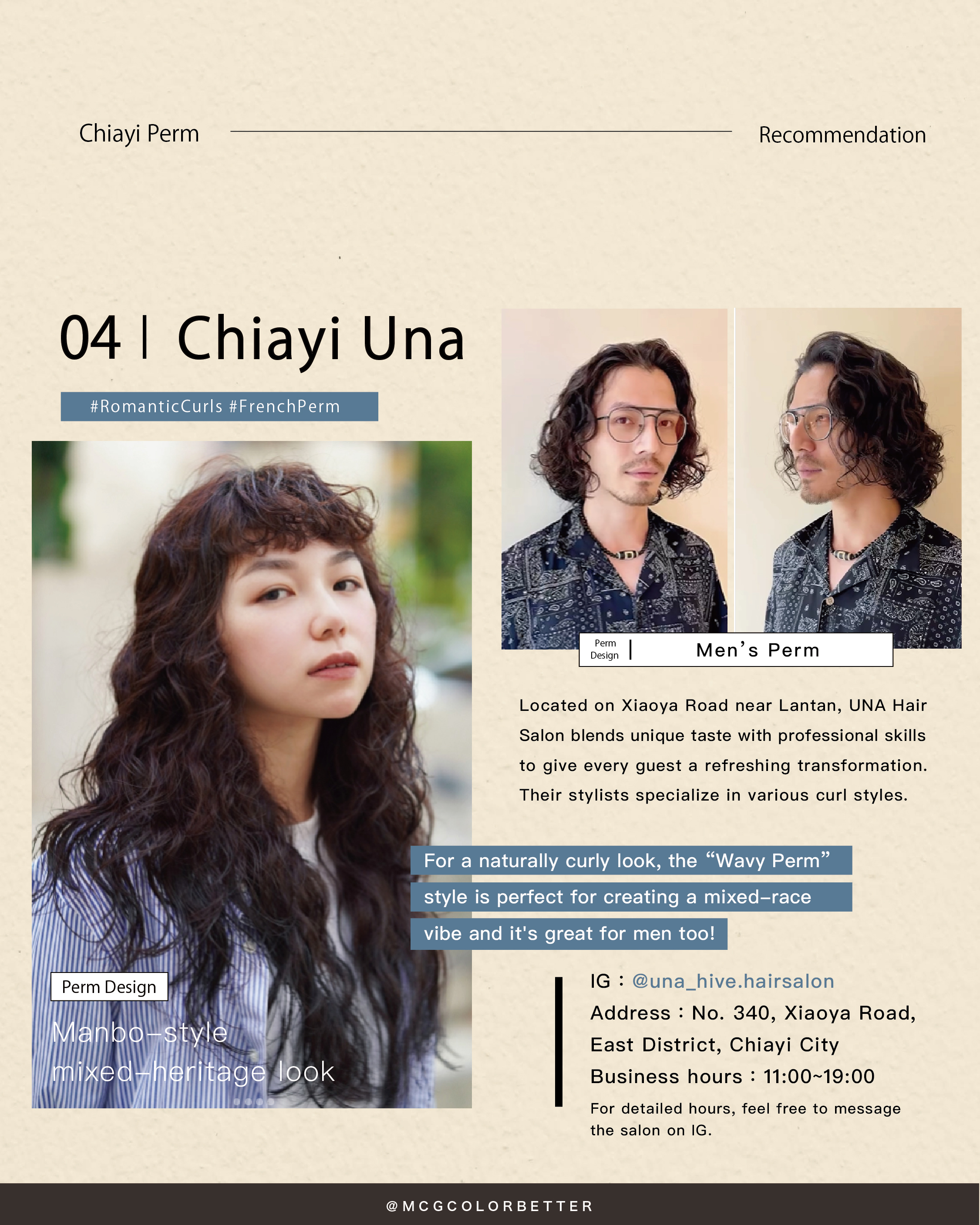 Chiayi perm recommendations #4: Chiayi Una