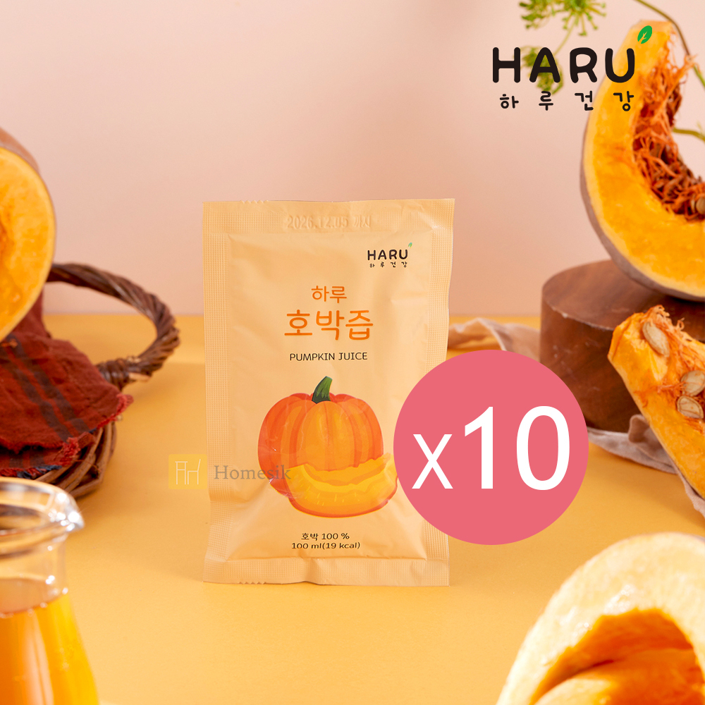 韓國100% NFC 純南瓜汁 100ml x 10包裝