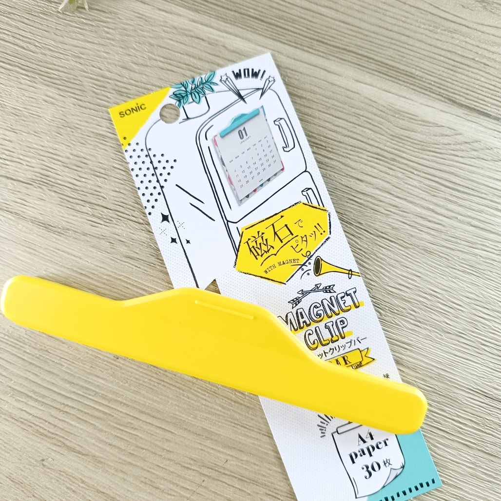 日本SONIC．磁吸大夾 磁力夾條 三色