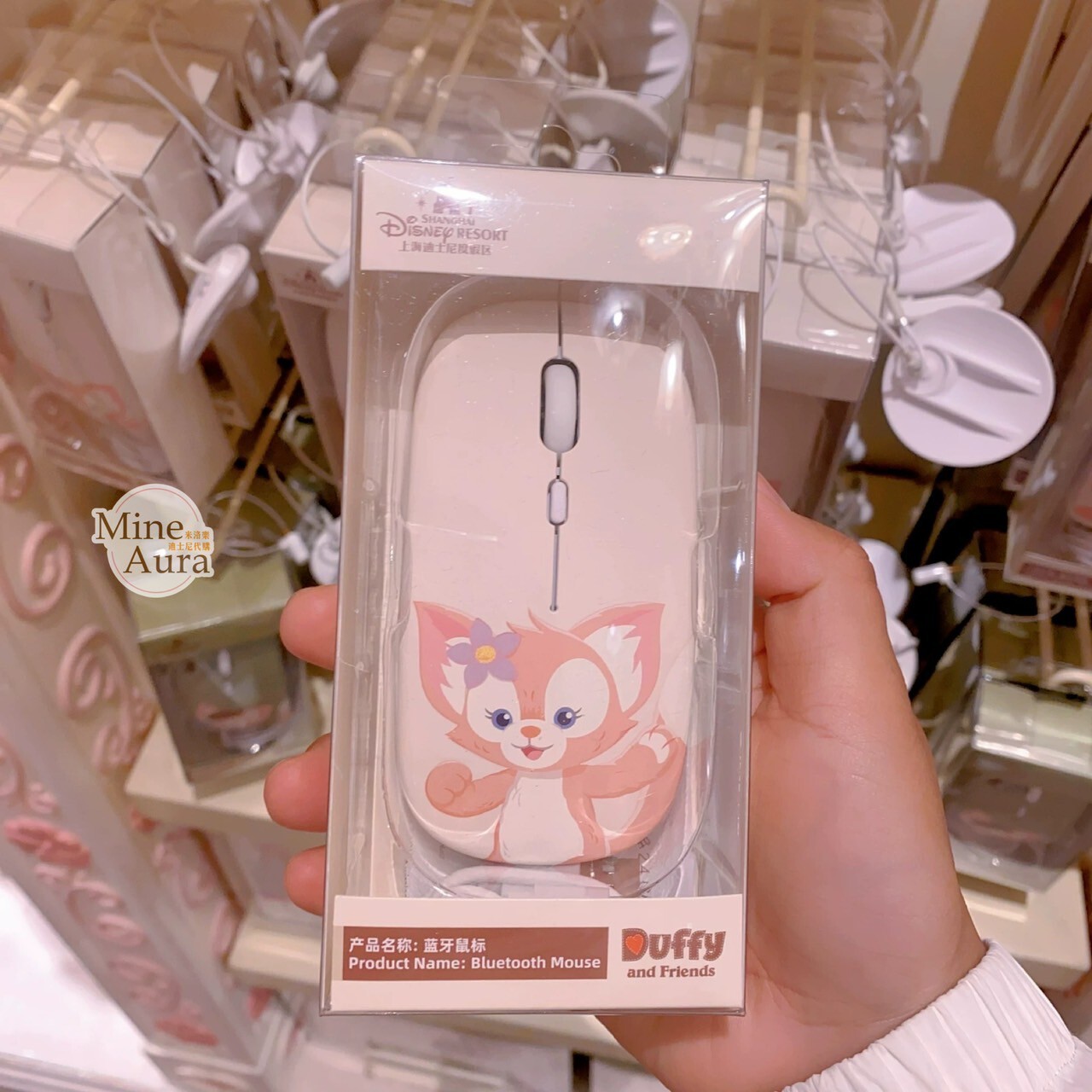 玲娜貝兒 Lina bell 充電式 藍芽 無線滑鼠 3C用品 -上海迪士尼樂園