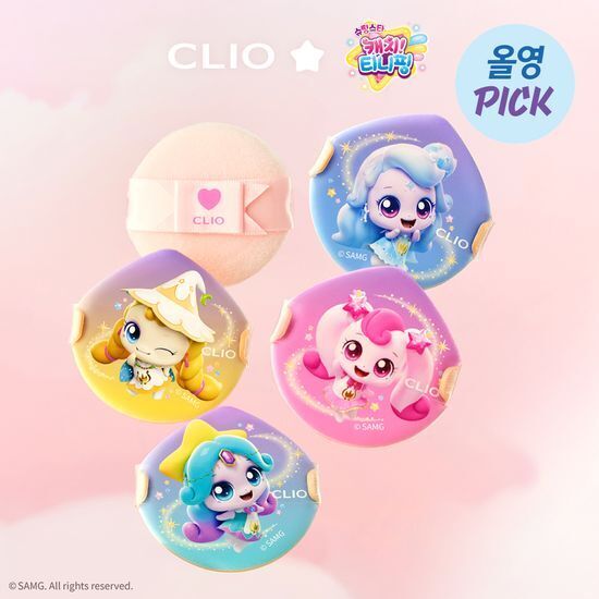 [01/05 - 30/06] CLIO x Teeny Ping Makeup Puff [5PCS]