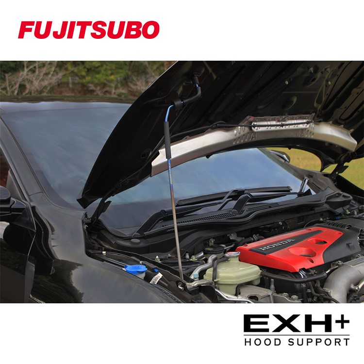 FUJITSUBO 藤壺 EXH+ 鈦金屬引擎蓋頂桿 HONDA CIVIC TYPE R FK8