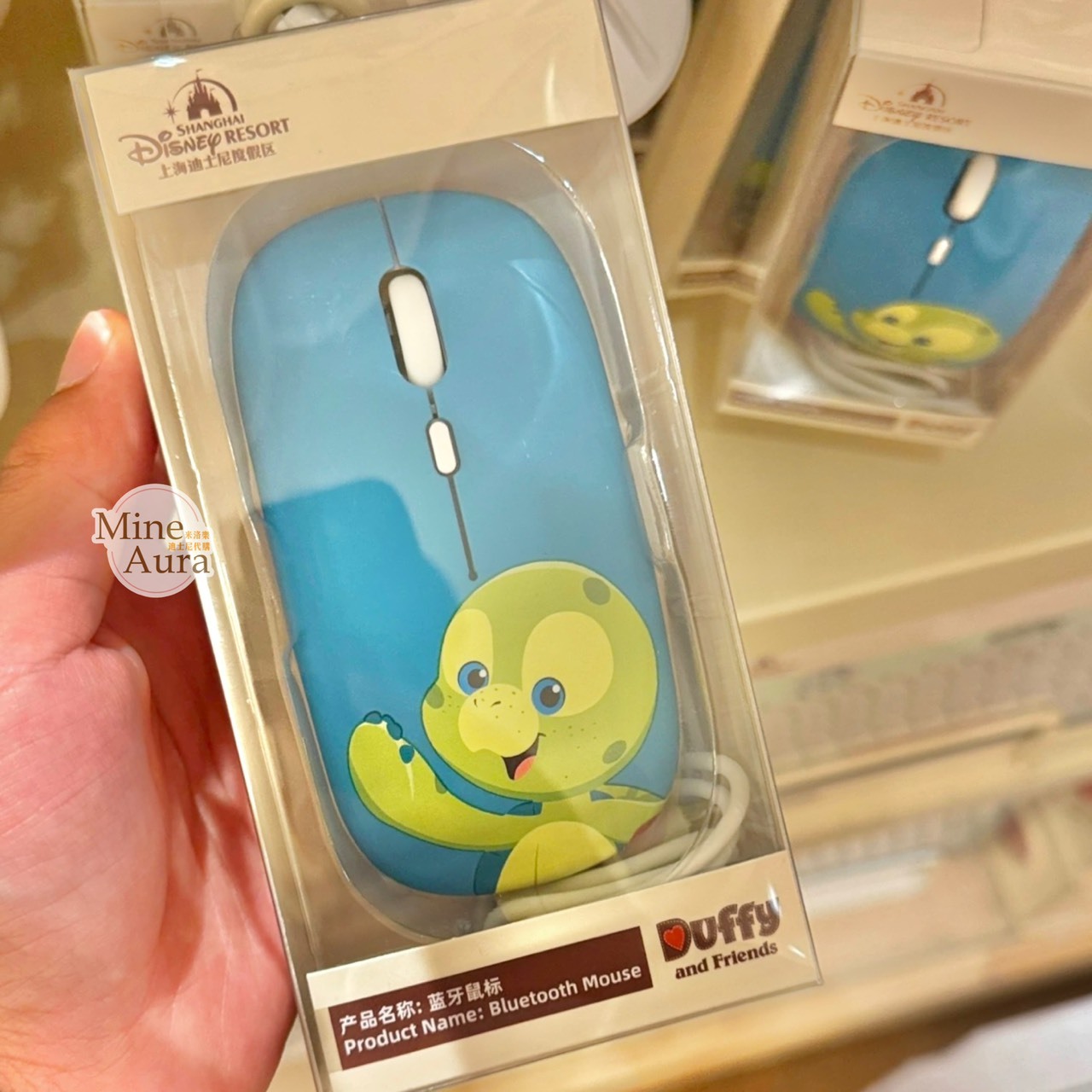 奧樂米拉 海龜 OluMel 充電式 藍芽 無線滑鼠 3C用品 -上海迪士尼樂園