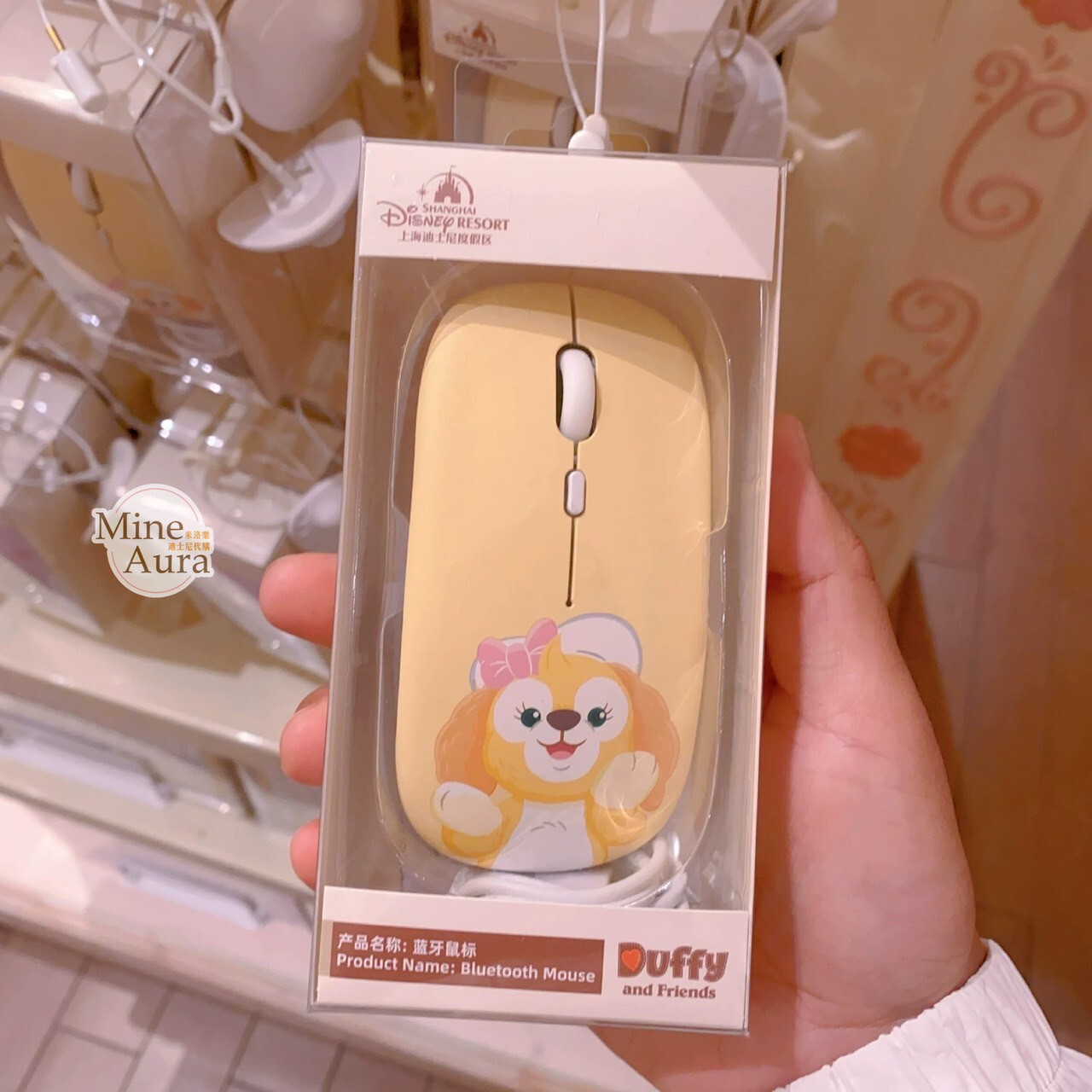 可琦安 餅乾 CookieAnn 充電式 藍芽 無線滑鼠 3C用品 -上海迪士尼樂園