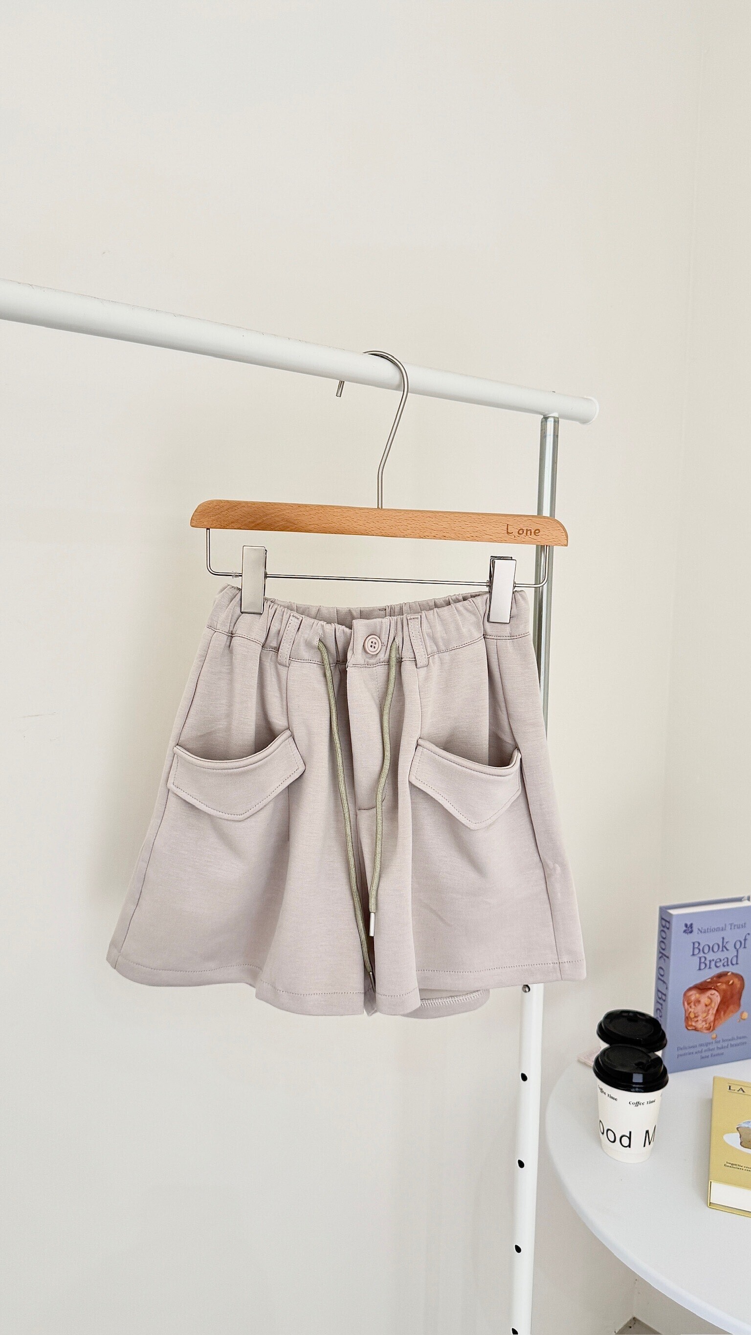 太空棉抽繩短褲