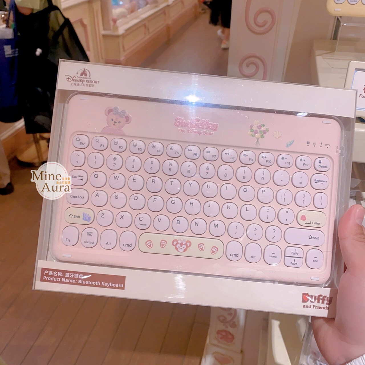 雪莉玫 ShellieMay 充電式 藍芽 無線鍵盤 3C用品 -上海迪士尼樂園