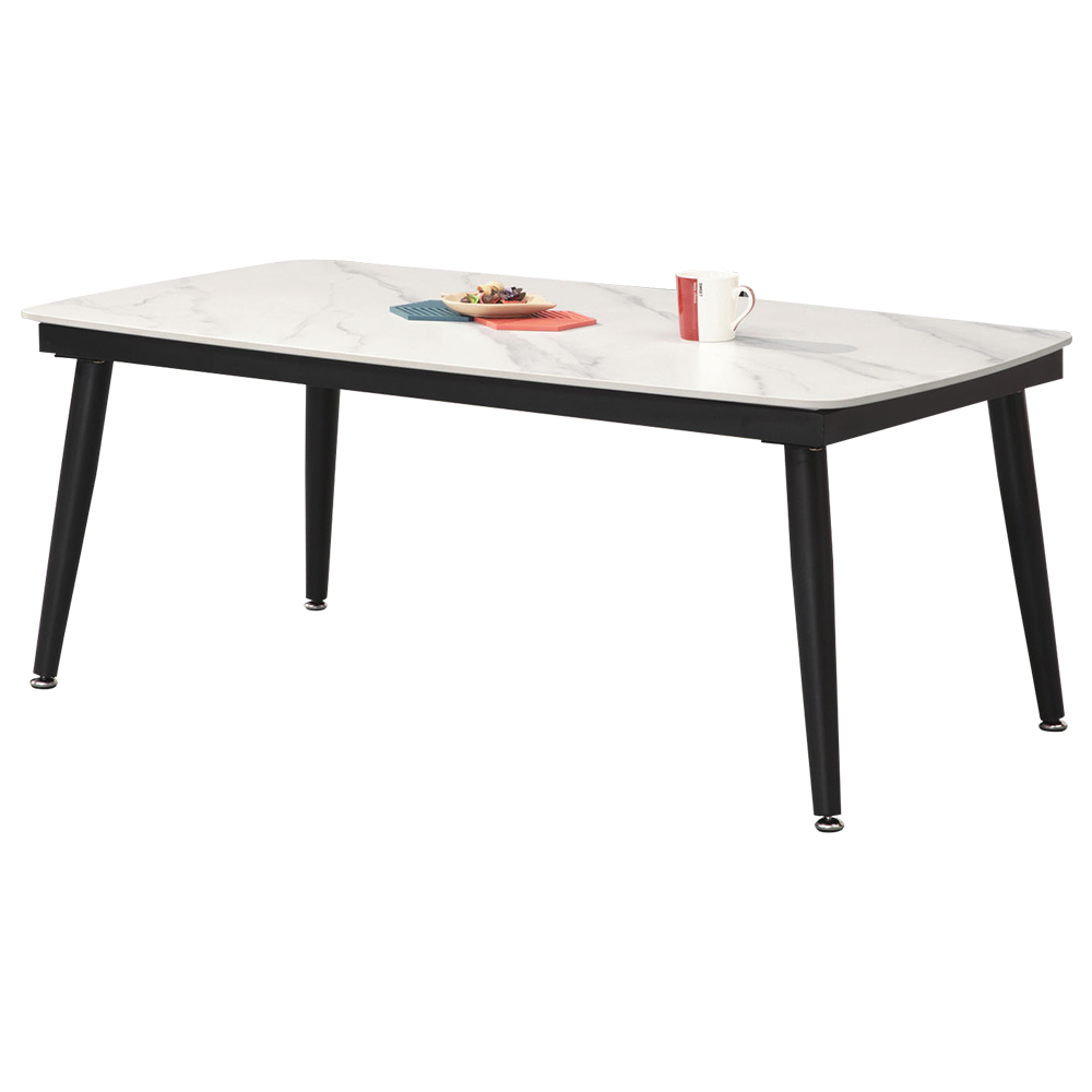 艾恩4.3尺工業風岩板大茶几