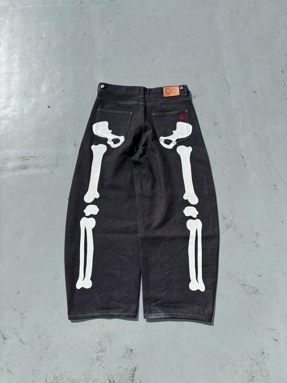 2025SS 9090 Bone Rigid Denim Pants 骨頭 括腿 彎刀褲 牛仔褲 長褲 現貨 NN1953