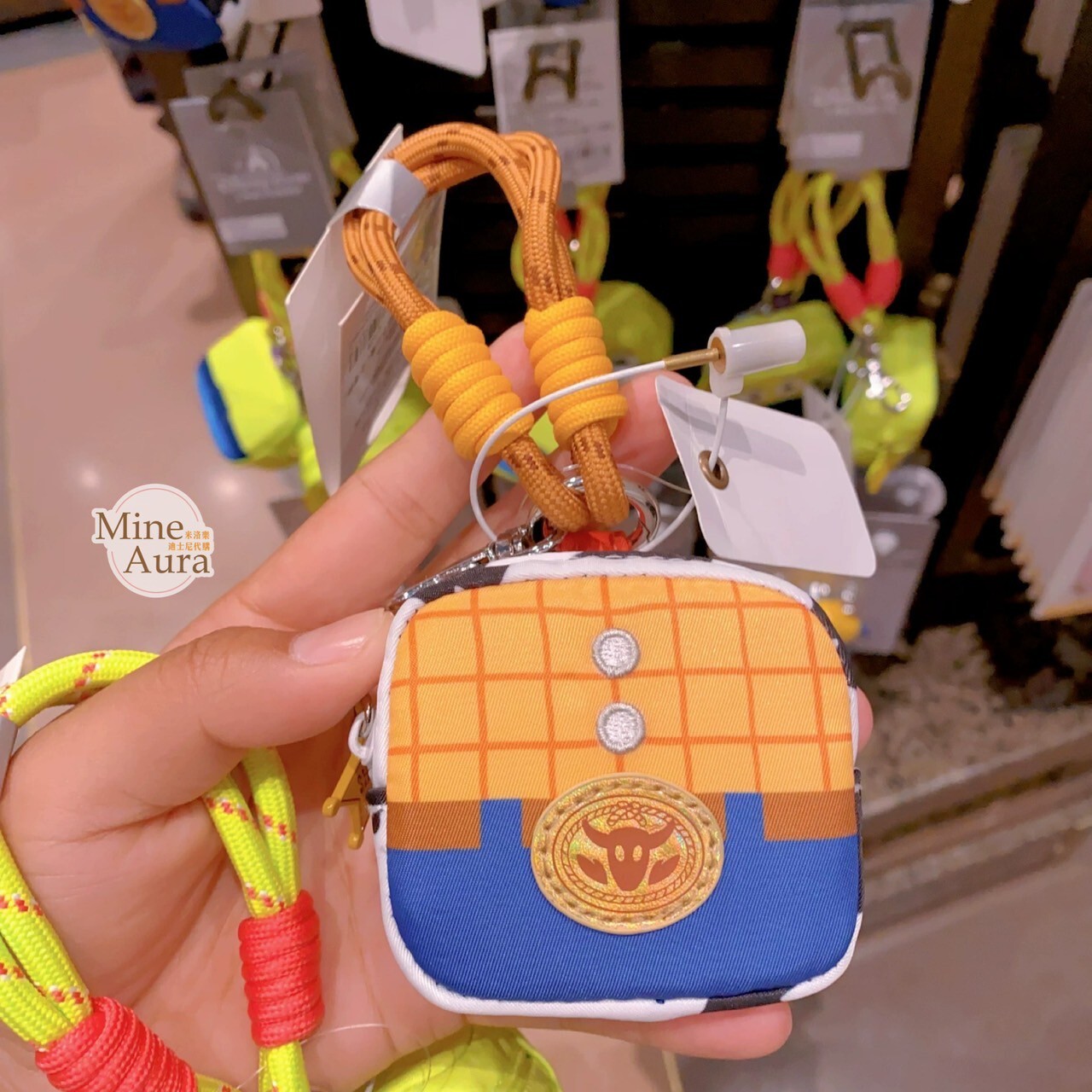 胡迪 Woody 造型 耳機包 收納包 吊飾 玩具總動員 Toy Story -上海迪士尼樂園