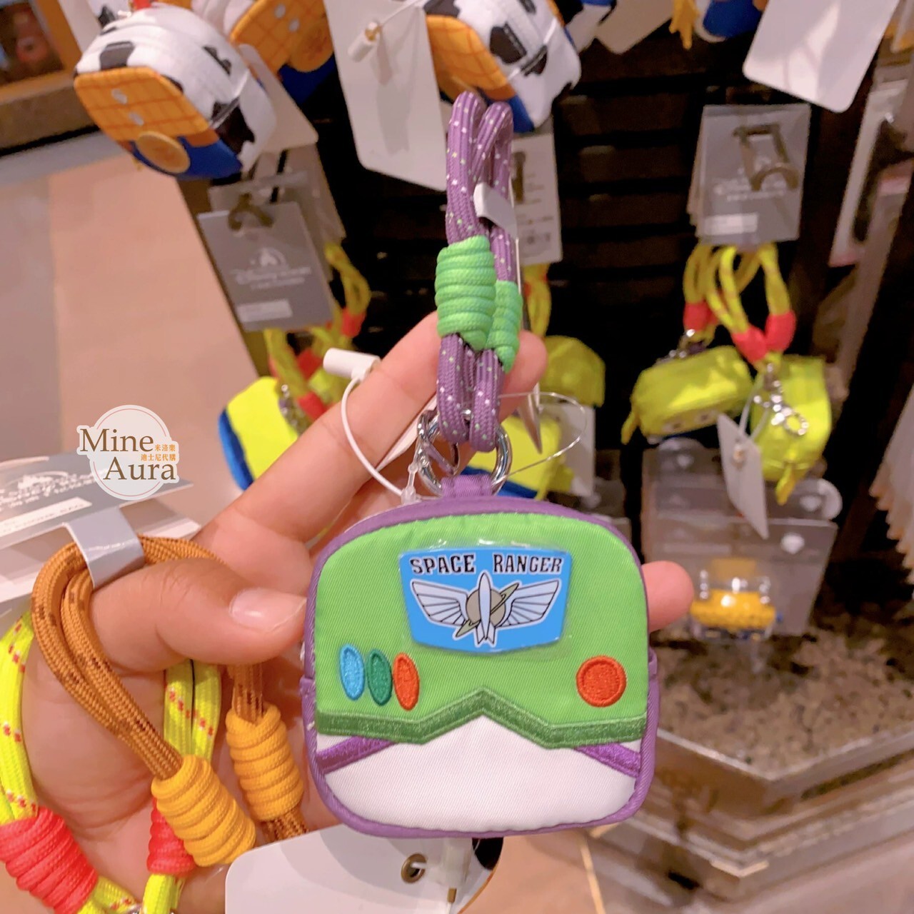 巴斯光年 Buzz Lightyear 造型 耳機包 收納包 吊飾 玩具總動員 Toy Story -上海迪士尼樂園