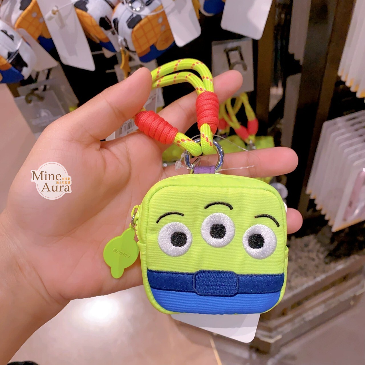 玩具總動員 Toy Story 造型 耳機包 收納包 吊飾 -上海迪士尼樂園