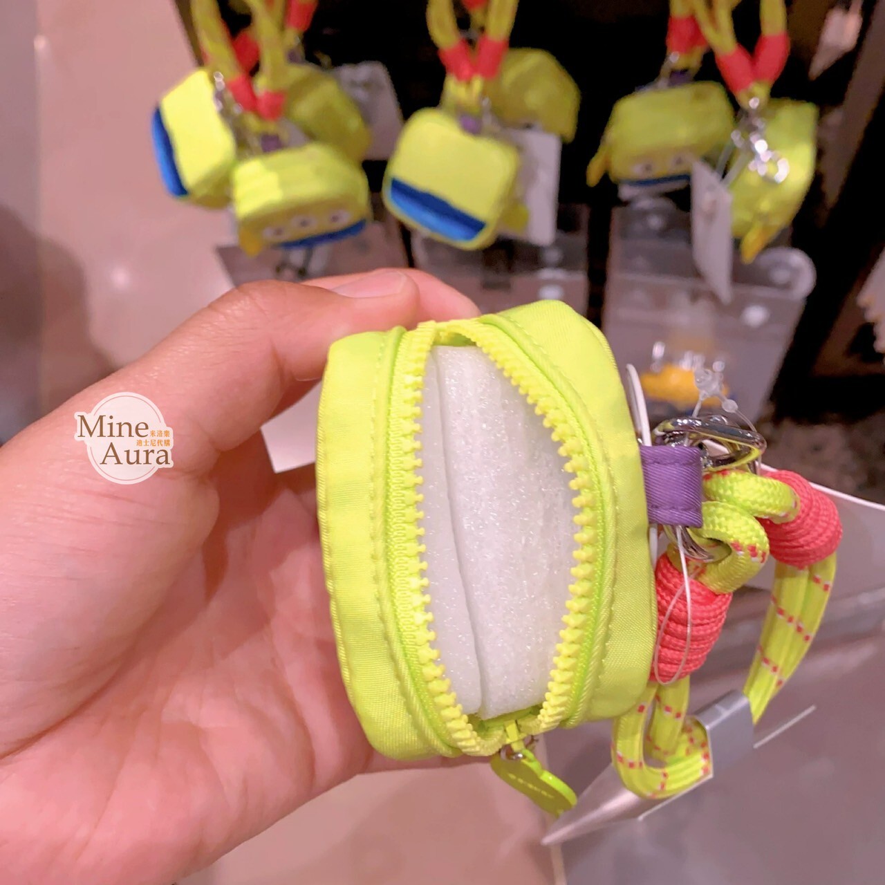 三眼怪 Alien 造型 耳機包 收納包 吊飾 玩具總動員 Toy Story -上海迪士尼樂園