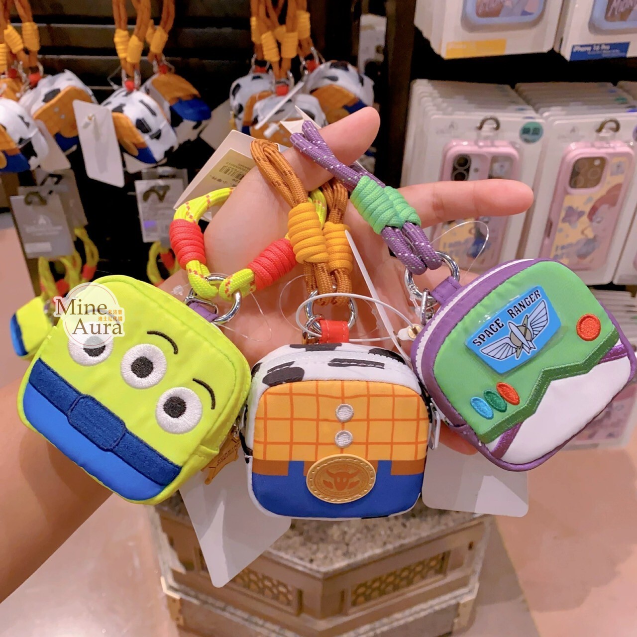 玩具總動員 Toy Story 造型 耳機包 收納包 吊飾 -上海迪士尼樂園