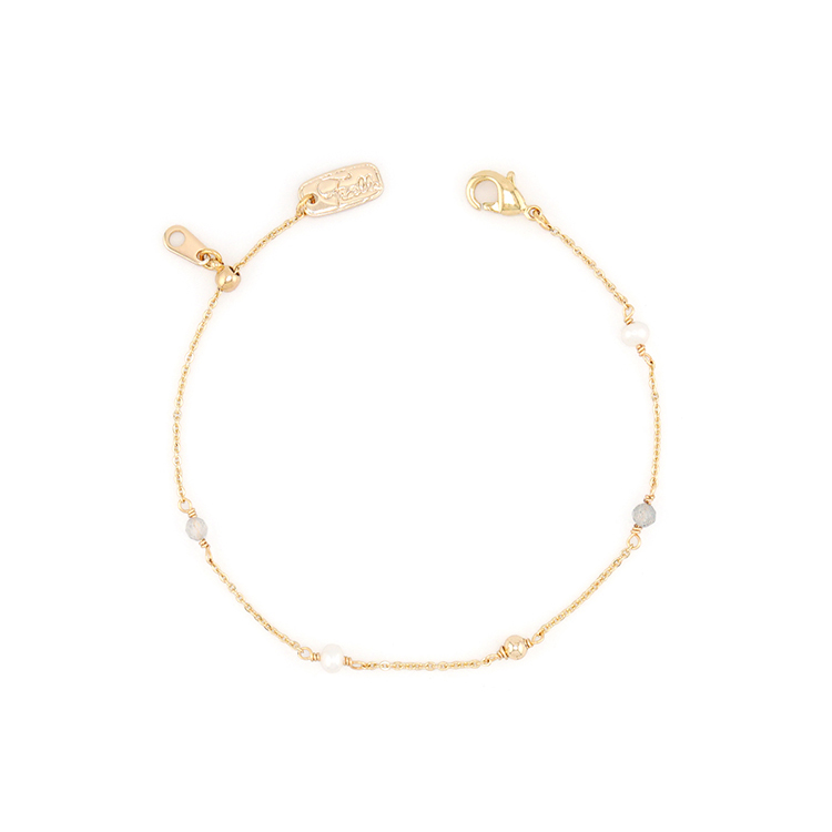 六月誕生石 • 風信子 • 重生的愛 – 珍珠拉長石 – 手鍊