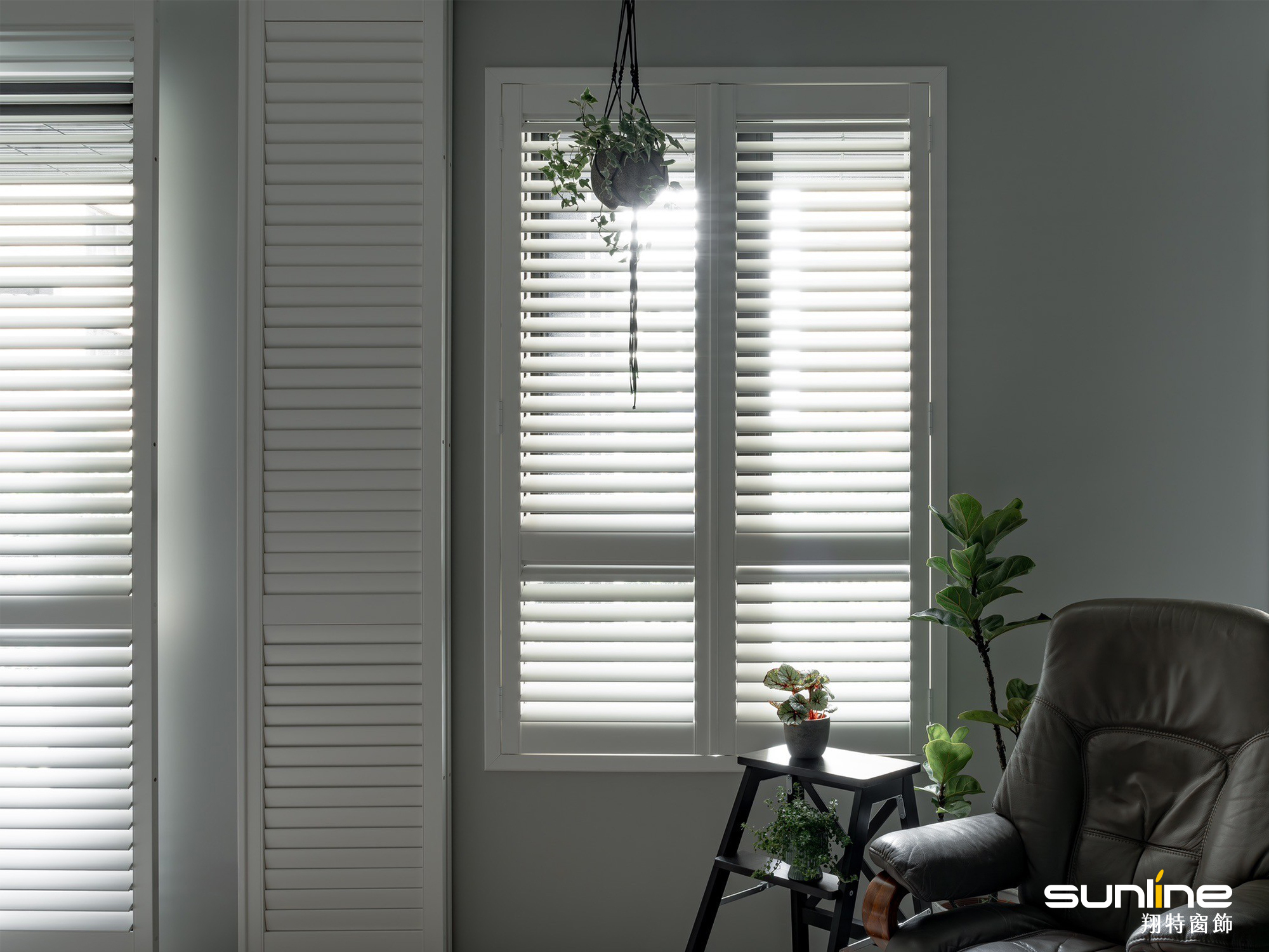 塑鋁百葉窗標準窗