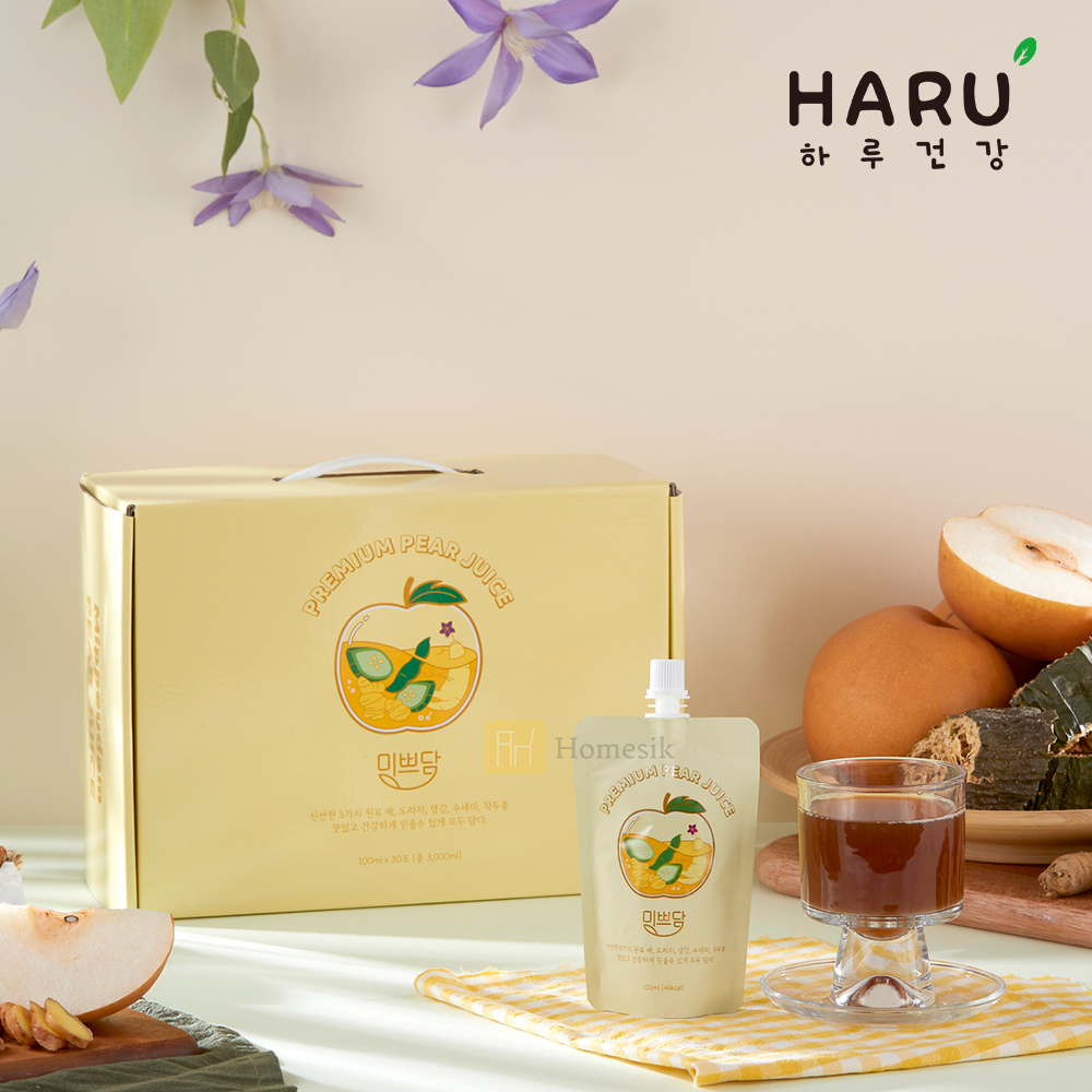 韓國100% NFC 升級版桔梗梨汁禮盒裝 100ml x 30包裝