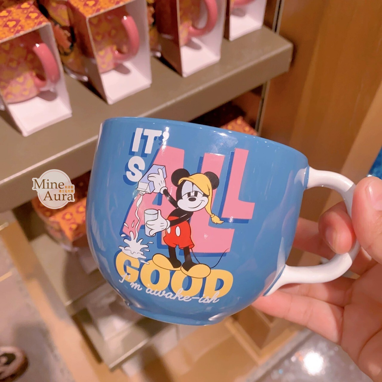 米奇 Mickey 與好友們 睡衣 圖案 馬克杯 水杯 -上海迪士尼樂園