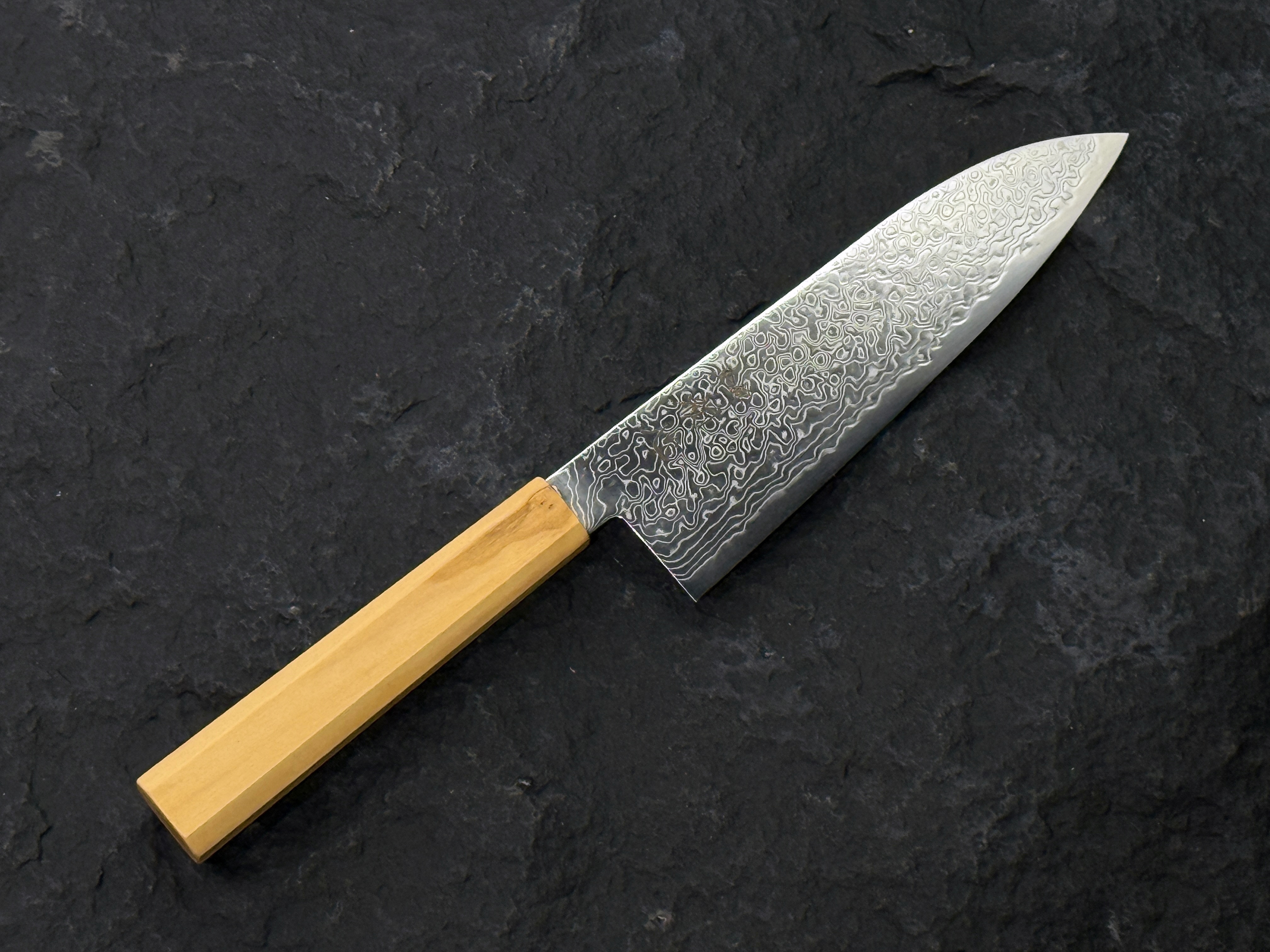 初心 流氷 SG2 大馬士革鋼 三德 橄欖木柄