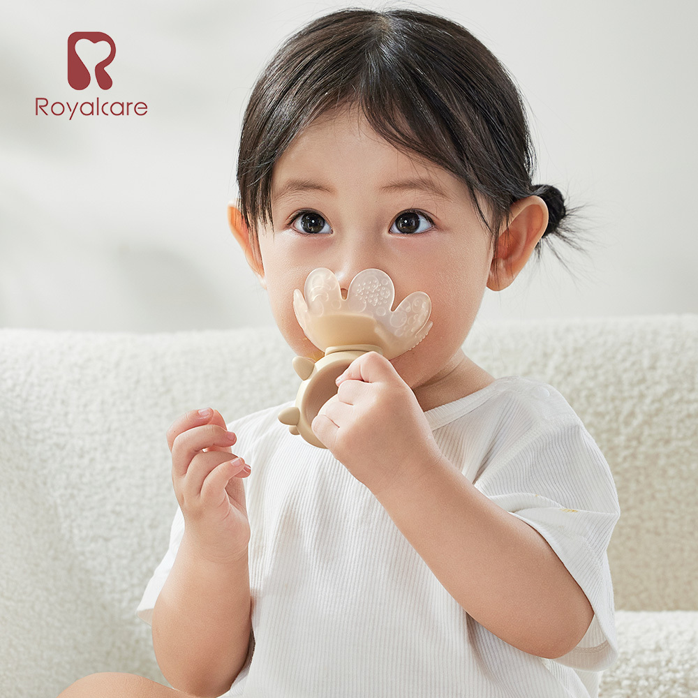 【Royalcare】嬰幼撫育系列 奶茶獅  固齒器 (三個月以上)