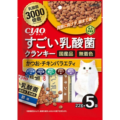 CIAO 勁量乳酸菌夾心乾糧 - 雞肉 PARTY (22gx5支裝)