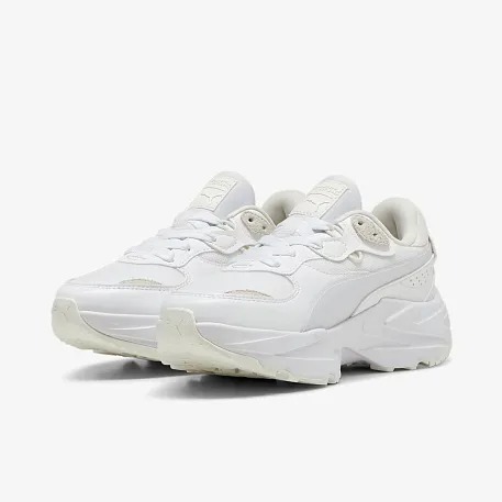 PUMA 休閒鞋 ORKID II PURE LUXE 白灰色 增高 復古 老爹鞋 女 39600801