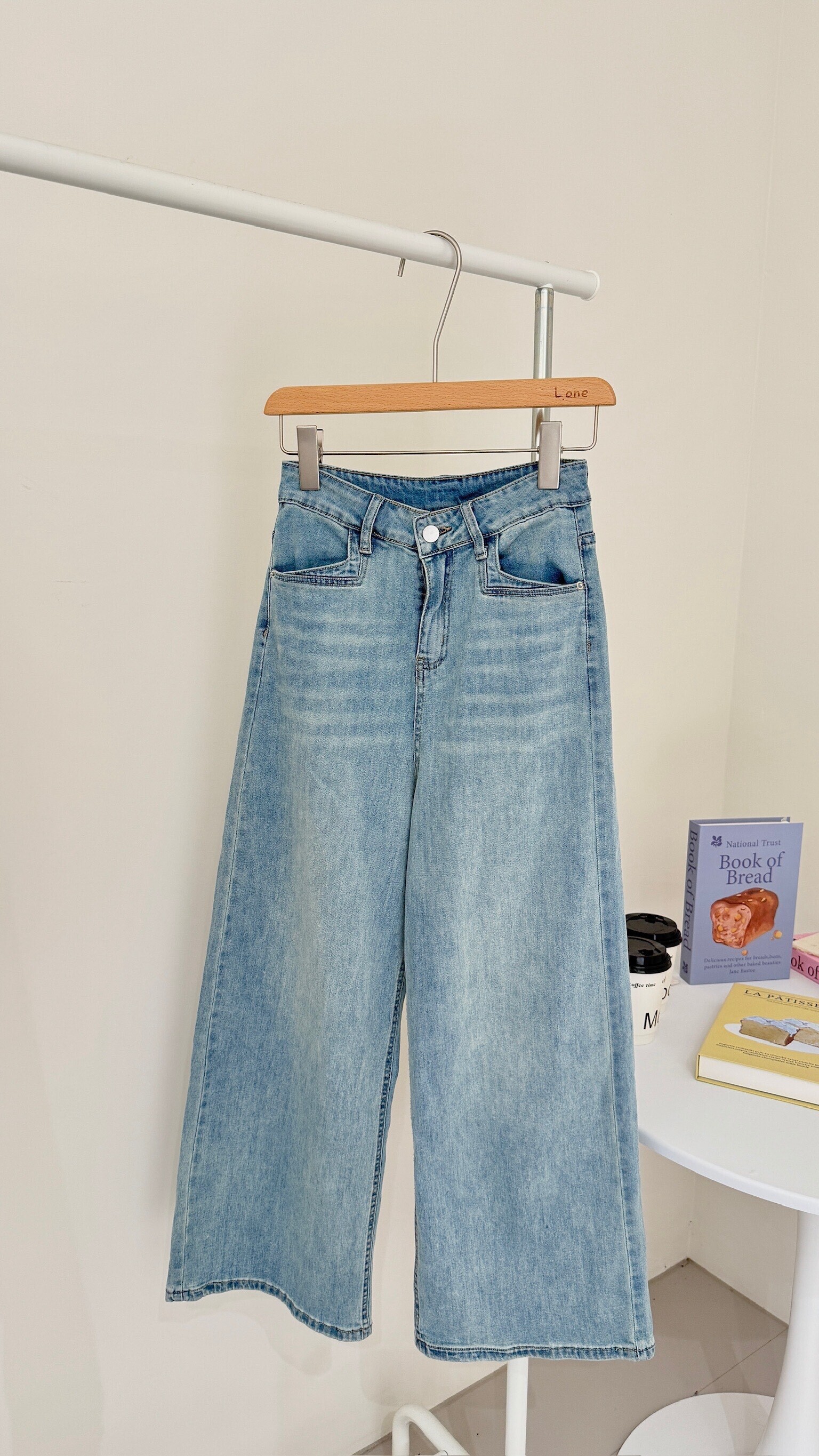 小個子彈力直腿褲