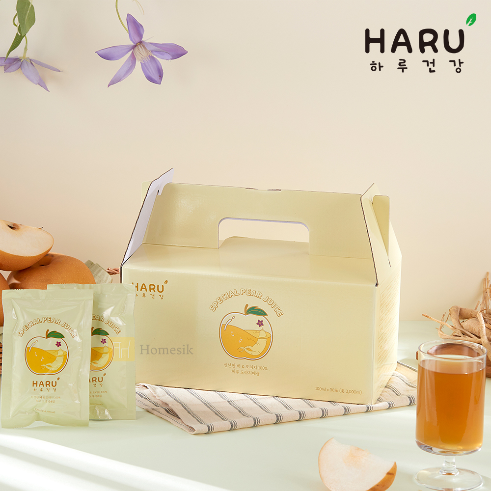 韓國100% NFC 桔梗梨汁禮盒裝 100ml x 30包裝