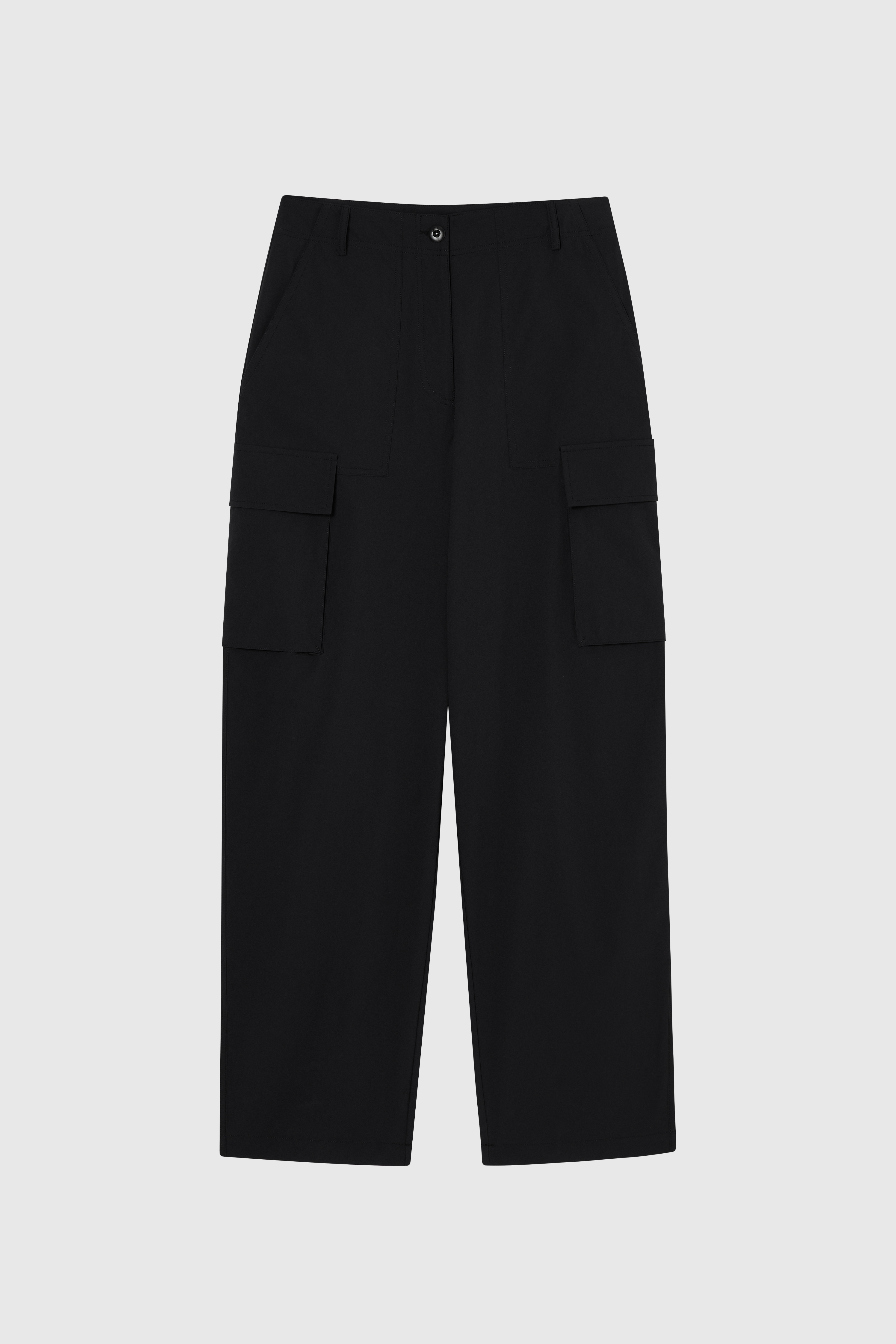 Civishell 防潑水機能工裝長褲 女（黑色）