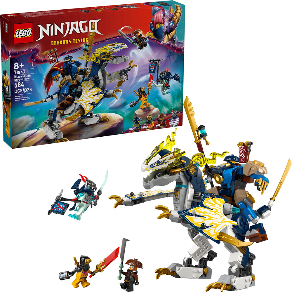 LEGO 71843 樂高積木 71843 NINJAGO 旋風忍者系列 - 羅格的機械人龍騎士