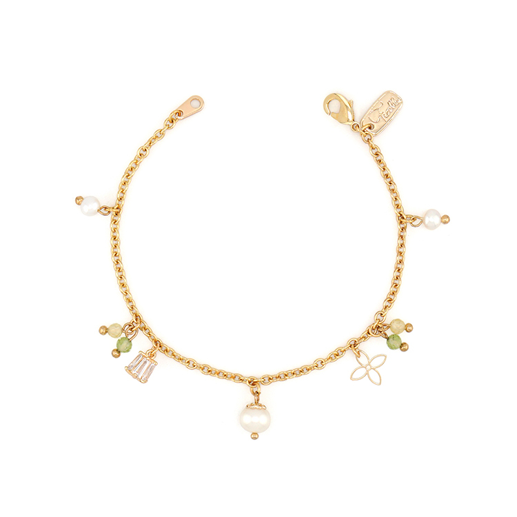 六月誕生石 • 鈴蘭 • 幸福回歸 – 珍珠 – 手鍊