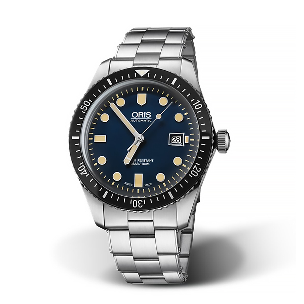 【ORIS 豪利時】01 733 7720 4055-07 8 21 18 日期顯示 不鏽鋼 機械 手錶