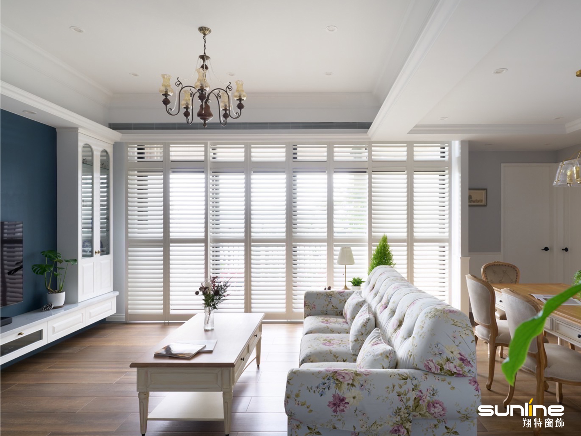 塑鋁百葉窗推拉門