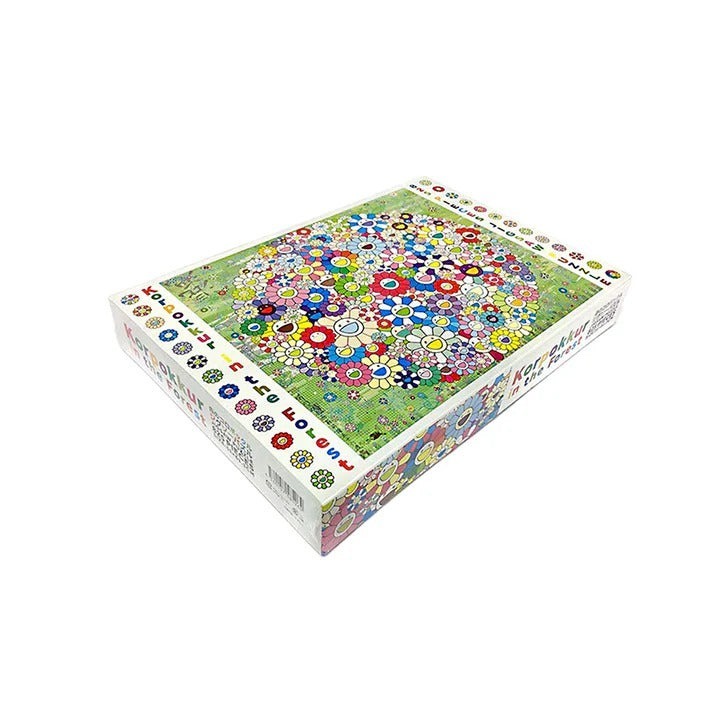 村上隆 Takashi Murakami Korpokkur in the Forest 825 PIECES JIGSAW PUZZLE 825片 拼圖 小花球 小花 限定 現貨