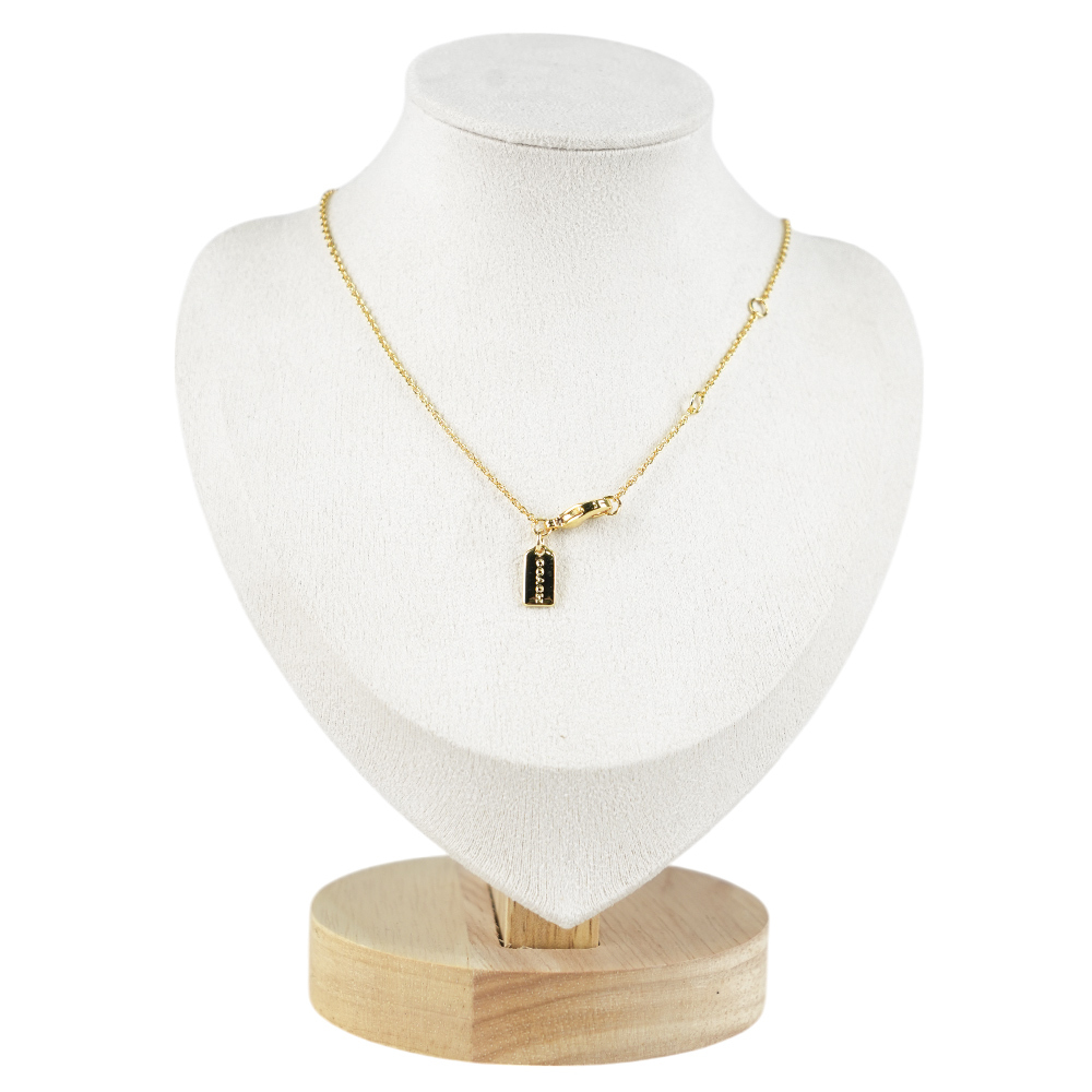 【COACH】蝴蝶造型及水鑽項鍊(金色) CBB25 GLD