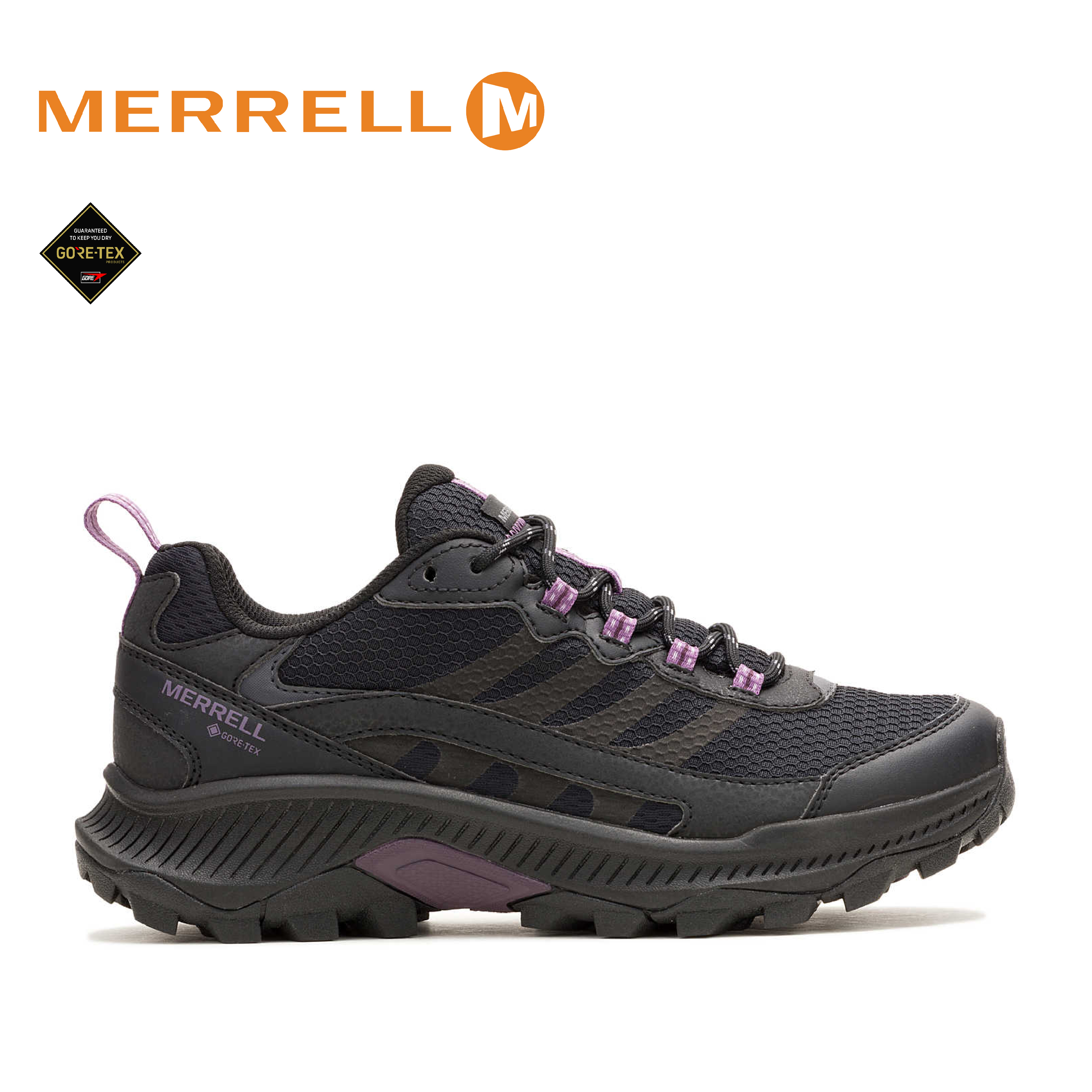 MERRELL 美國 SPEED STRIKE 2 GTX 防水登山健行鞋 女款 (黑色) 33ML038266