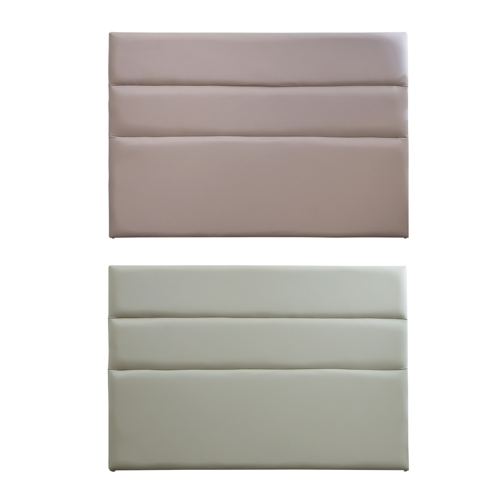 哈波3.5尺單人單邊附插座耐磨貓抓皮革床頭片(不含床底-兩色可選)