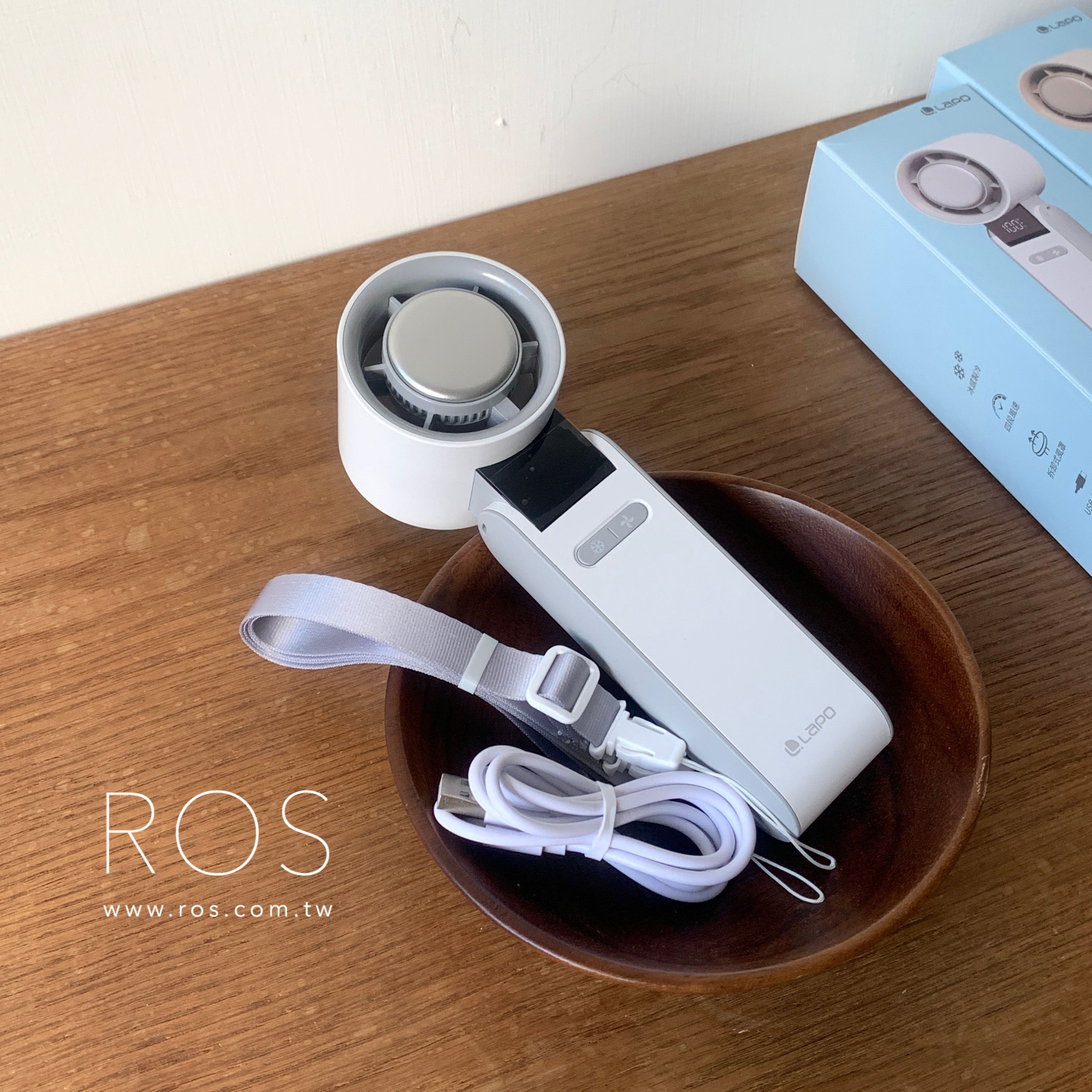 夏日必備 LaPO 製冷高速可折疊隨身風扇(3colors)