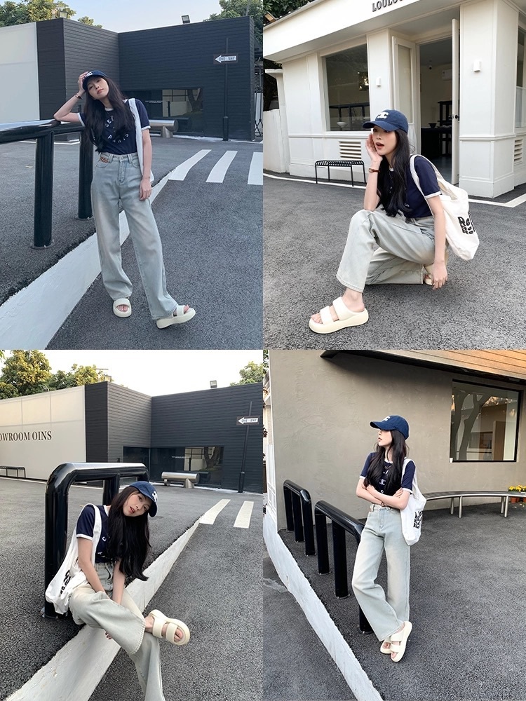 軟Q舒芙蕾厚底拖鞋/二色